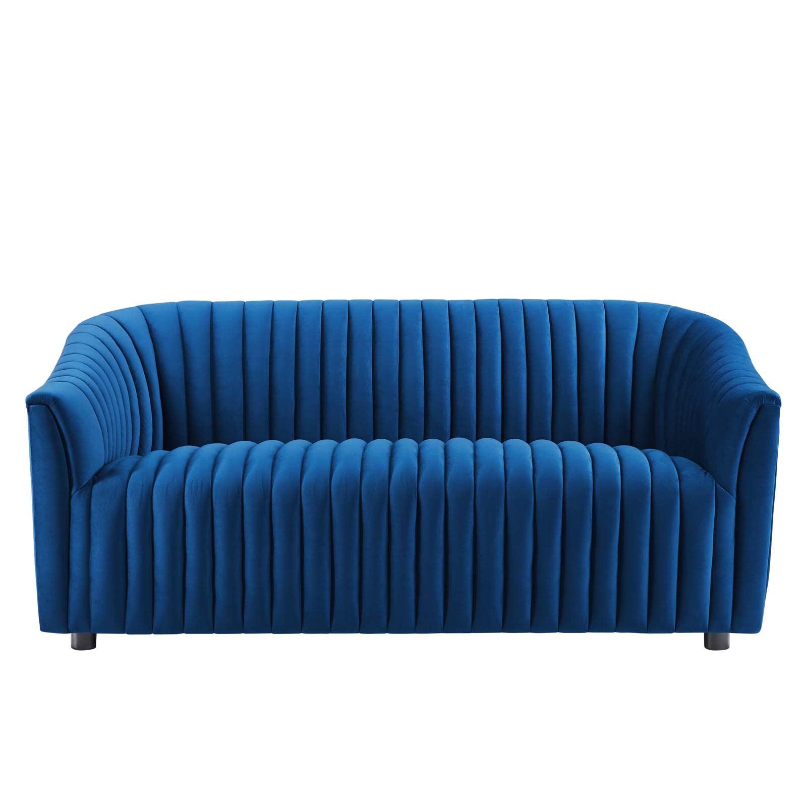 Announce Performance Velvet Channel Tufted Loveseat By Modway | Loveseats | 