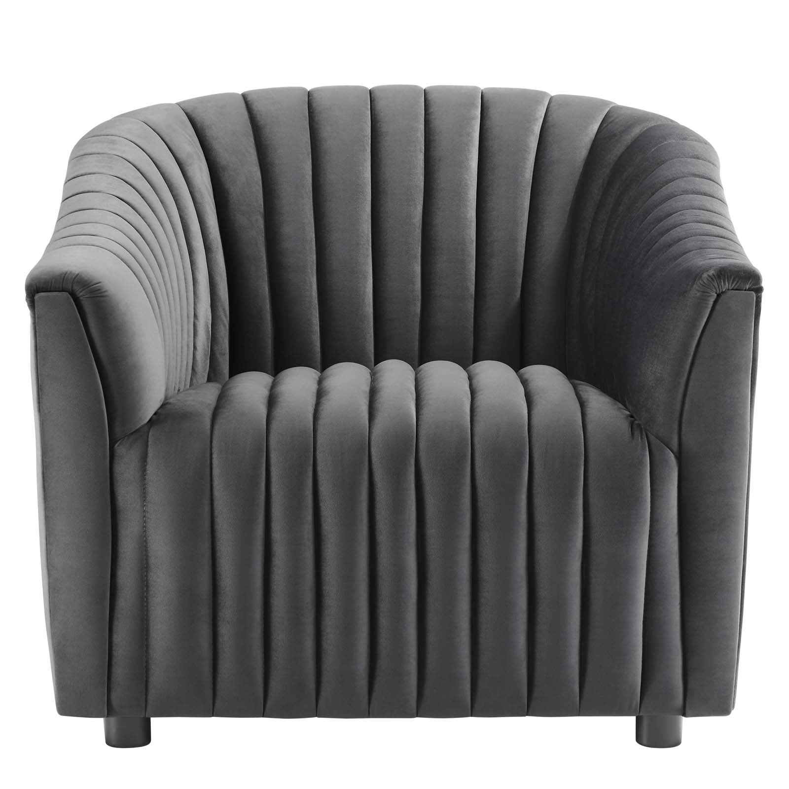 Announce Performance Velvet Channel Tufted Armchair By Modway | Armchairs | 