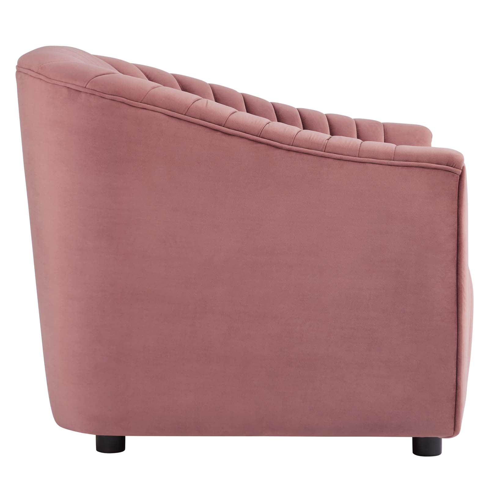 Announce Performance Velvet Channel Tufted Armchair By Modway | Armchairs | 