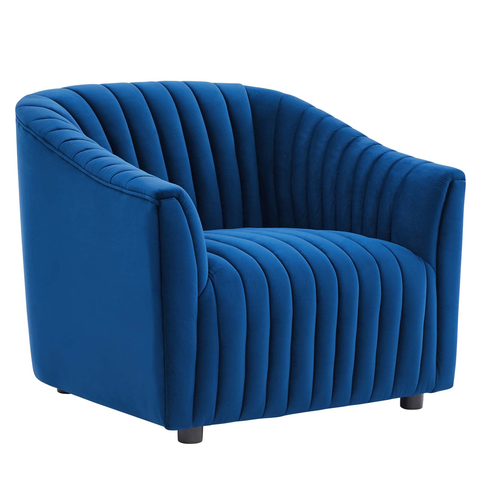 Announce Performance Velvet Channel Tufted Armchair By Modway | Armchairs | 