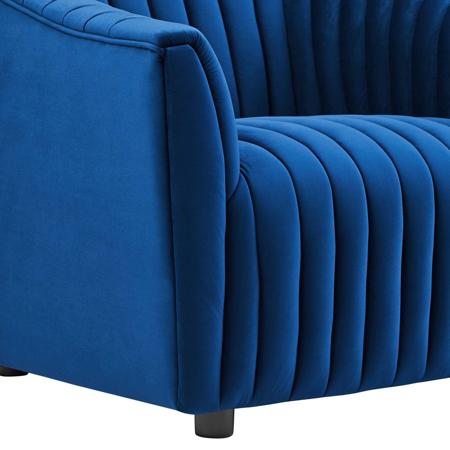Announce Performance Velvet Channel Tufted Armchair By Modway | Armchairs | 