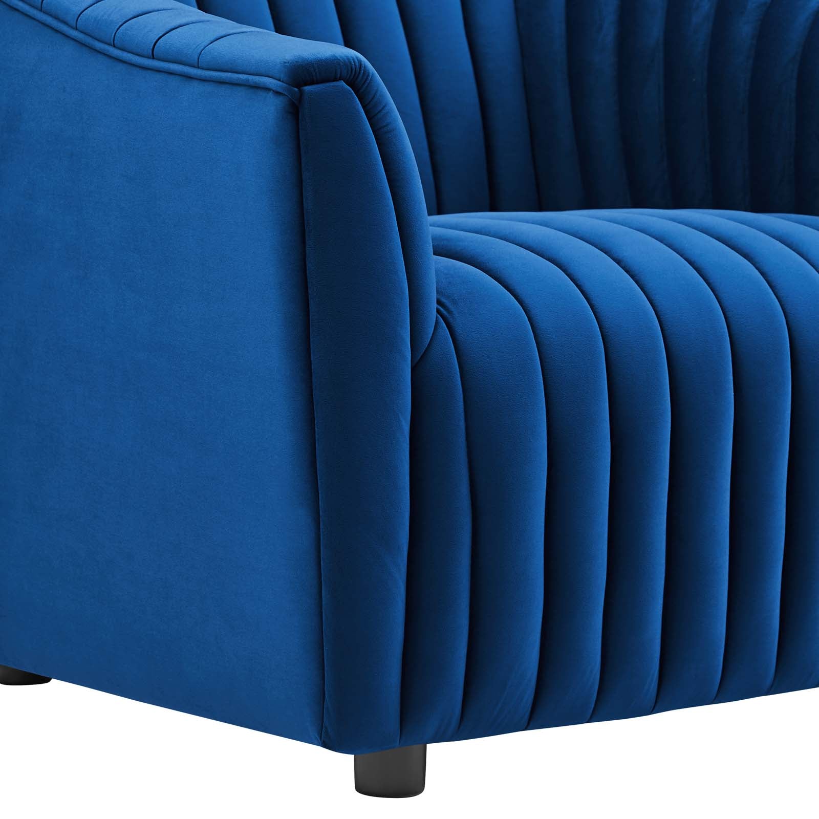 Announce Performance Velvet Channel Tufted Armchair By Modway | Armchairs | 