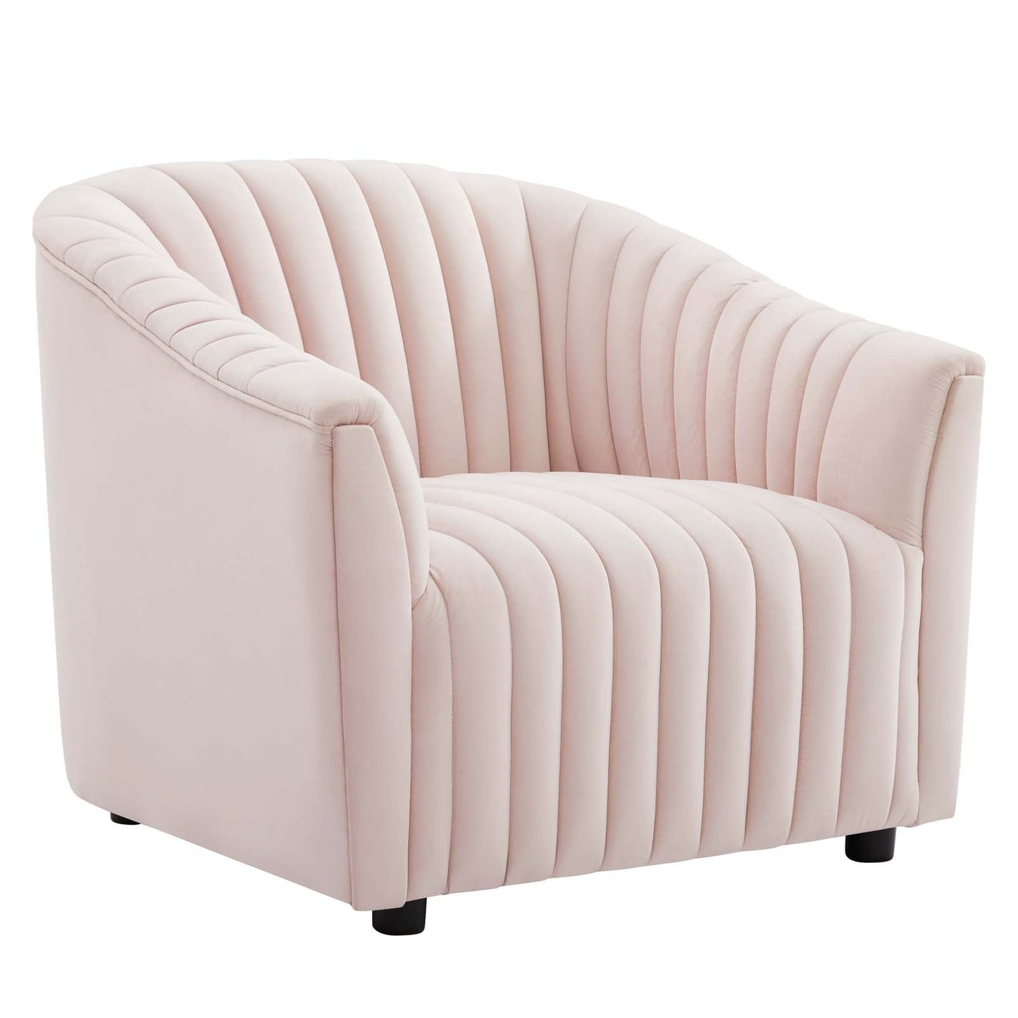 Announce Performance Velvet Channel Tufted Armchair By Modway | Armchairs | 