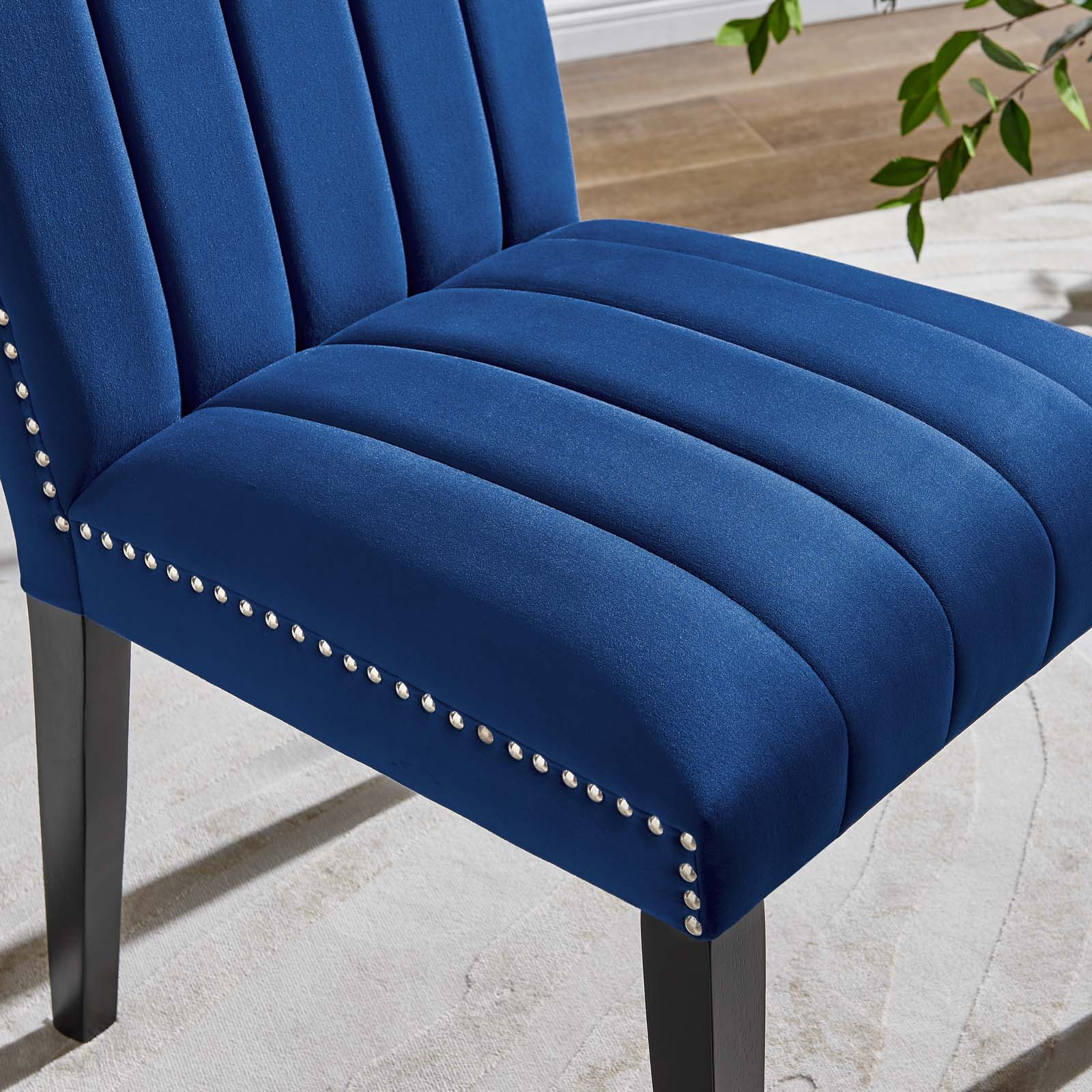 Catalyst Performance Velvet Dining Side Chairs - Set Of 2 By Modway - EEI-5081-GRN | Dining Chairs |  Modishstore - 31