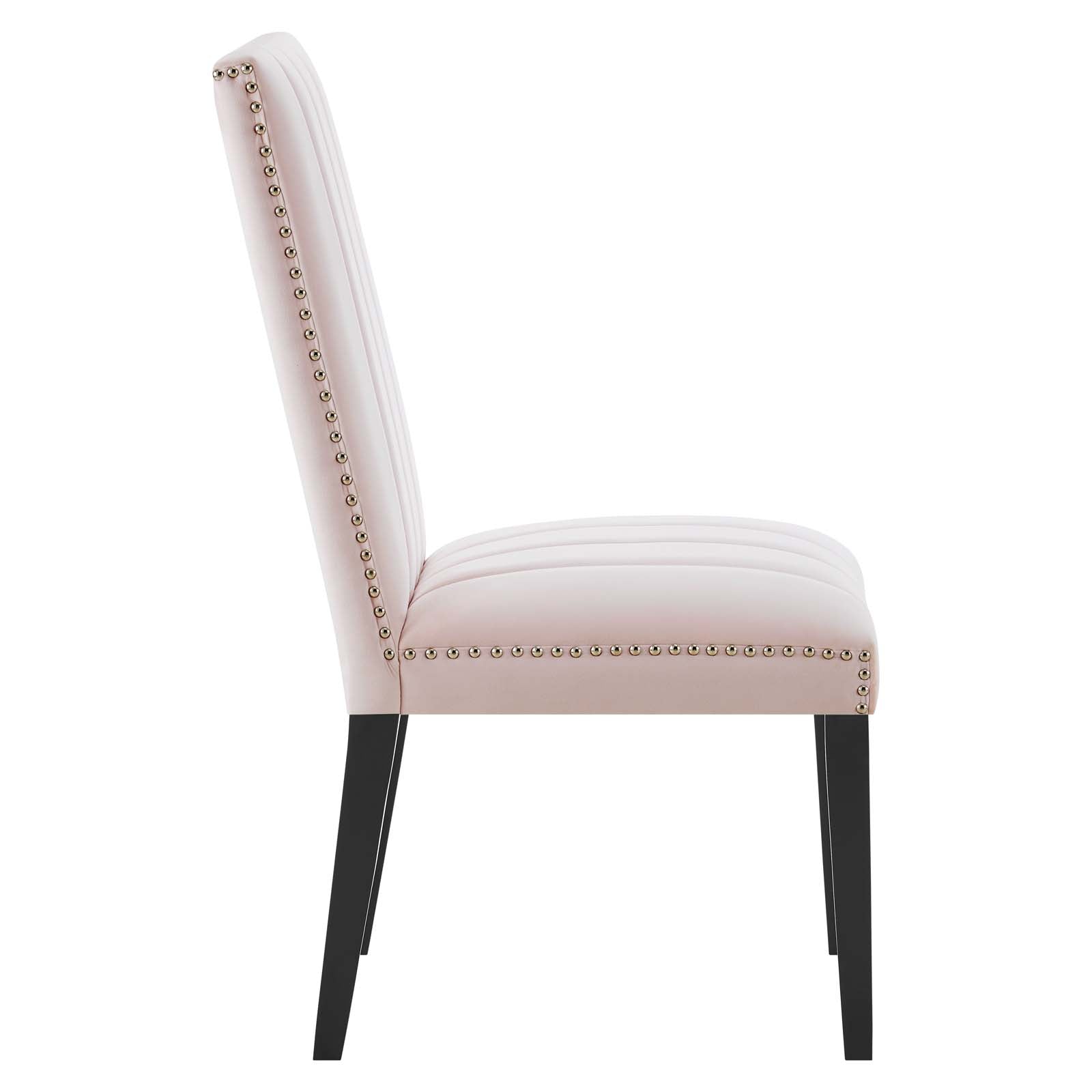 Catalyst Performance Velvet Dining Side Chairs - Set Of 2 By Modway - EEI-5081-GRN | Dining Chairs |  Modishstore - 35