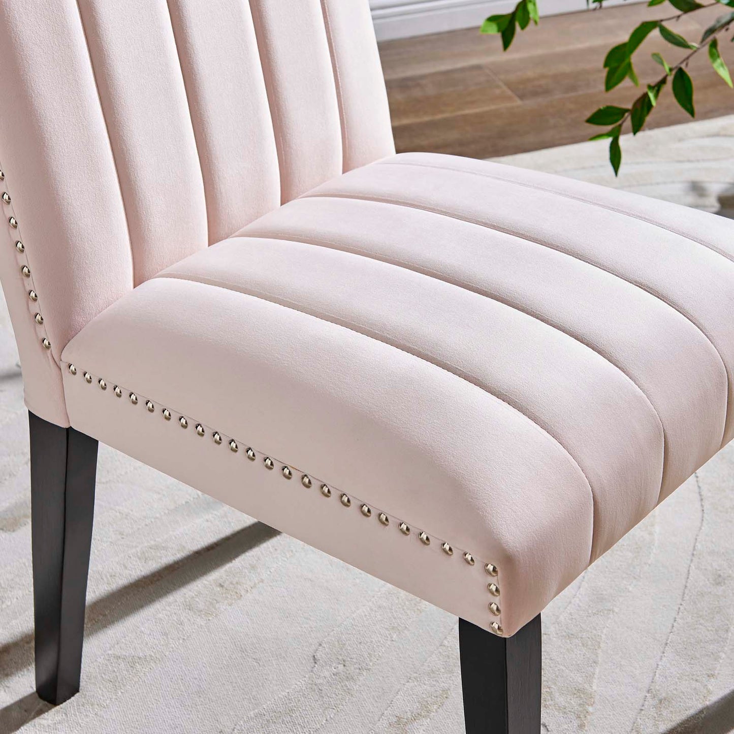 Catalyst Performance Velvet Dining Side Chairs - Set Of 2 By Modway - EEI-5081-GRN | Dining Chairs |  Modishstore - 39