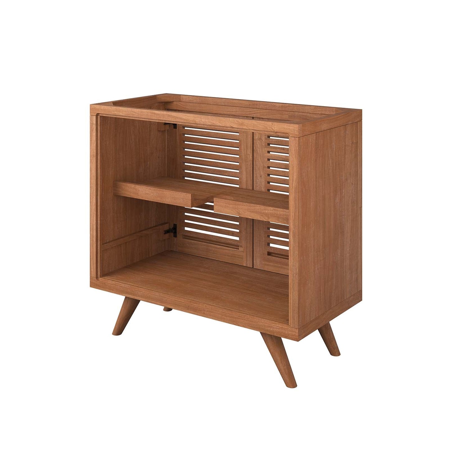 Birdie 36" Teak Wood Bathroom Vanity Cabinet (Sink Basin Not Included) By Modway - EEI-5087 | Bathroom Accessories - 7