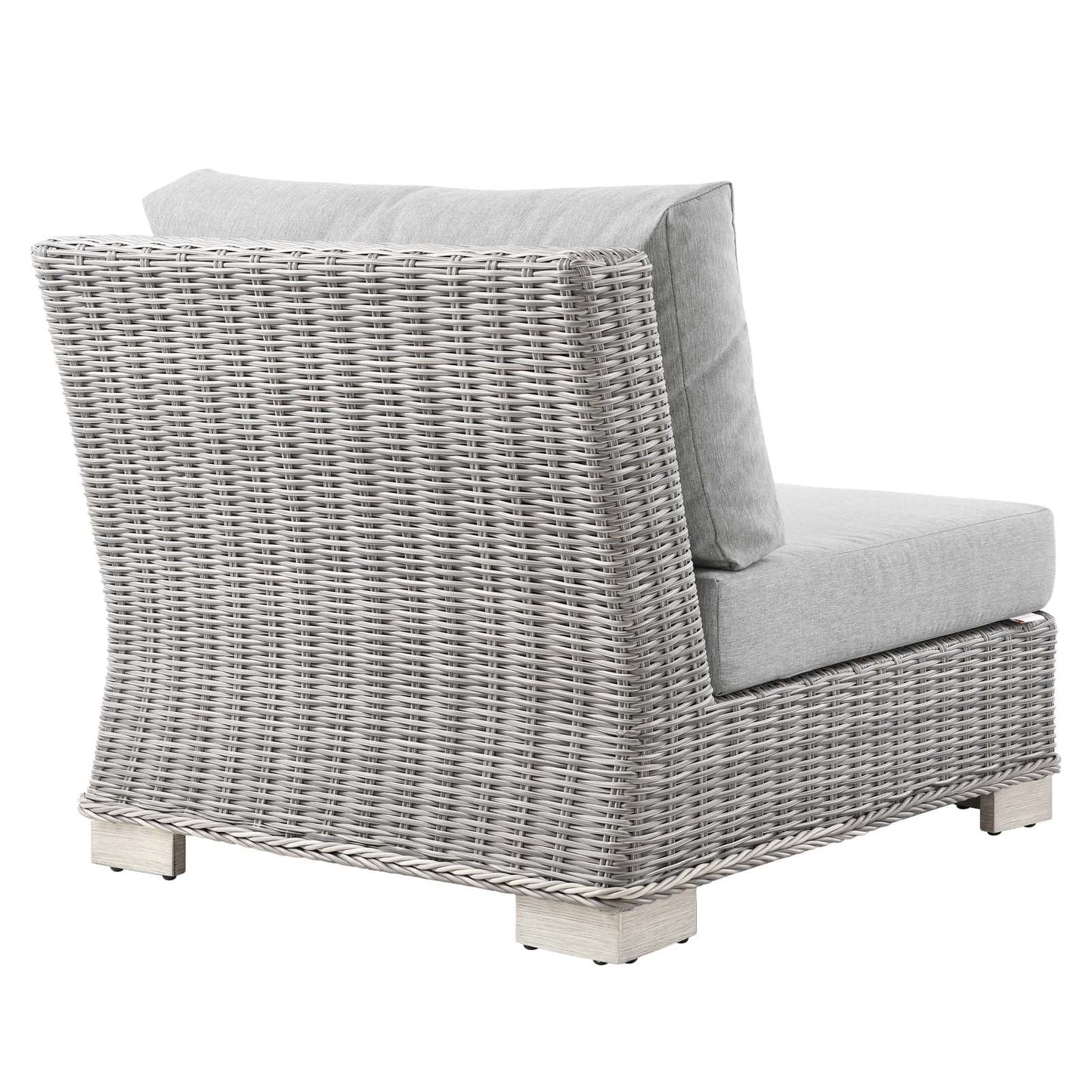 Modway Conway Outdoor Patio Wicker Rattan 6-Piece Sectional Sofa Furniture Set | Outdoor Sofas, Loveseats & Sectionals | 