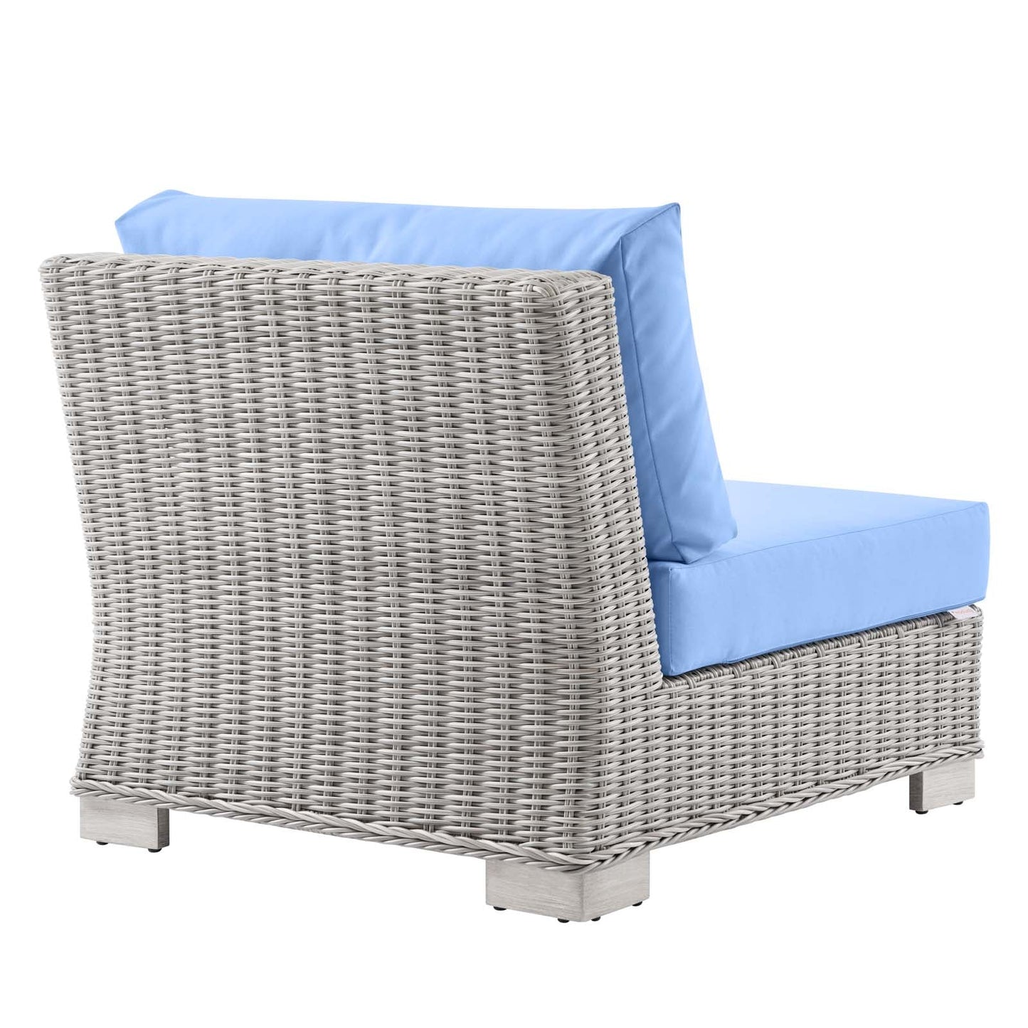 Modway Conway Outdoor Patio Wicker Rattan 6-Piece Sectional Sofa Furniture Set - EEI-5099