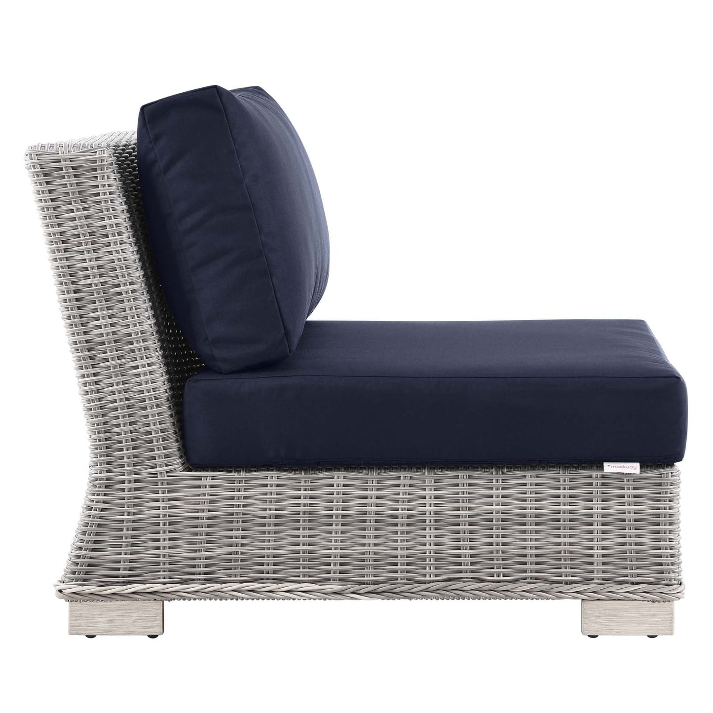 Modway Conway Outdoor Patio Wicker Rattan 6-Piece Sectional Sofa Furniture Set - EEI-5099