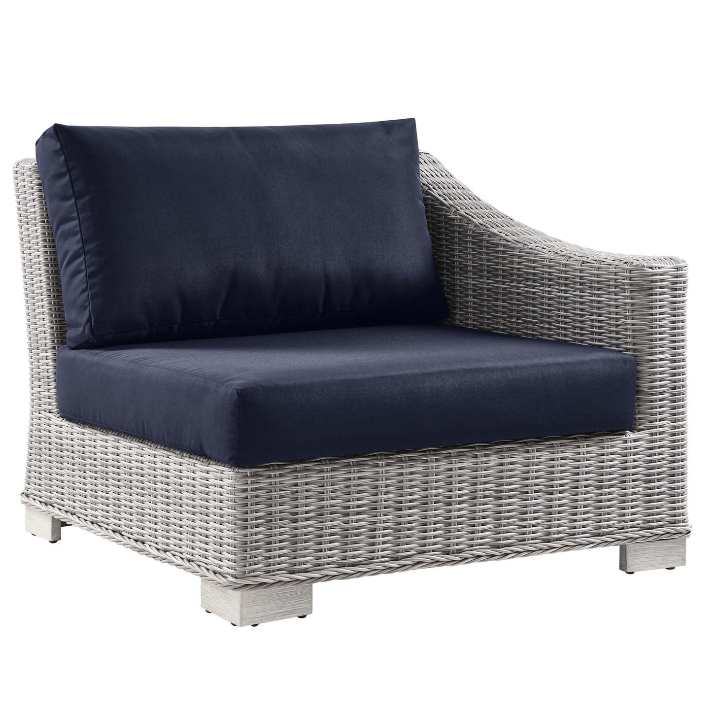Modway Conway Outdoor Patio Wicker Rattan 6-Piece Sectional Sofa Furniture Set - EEI-5099