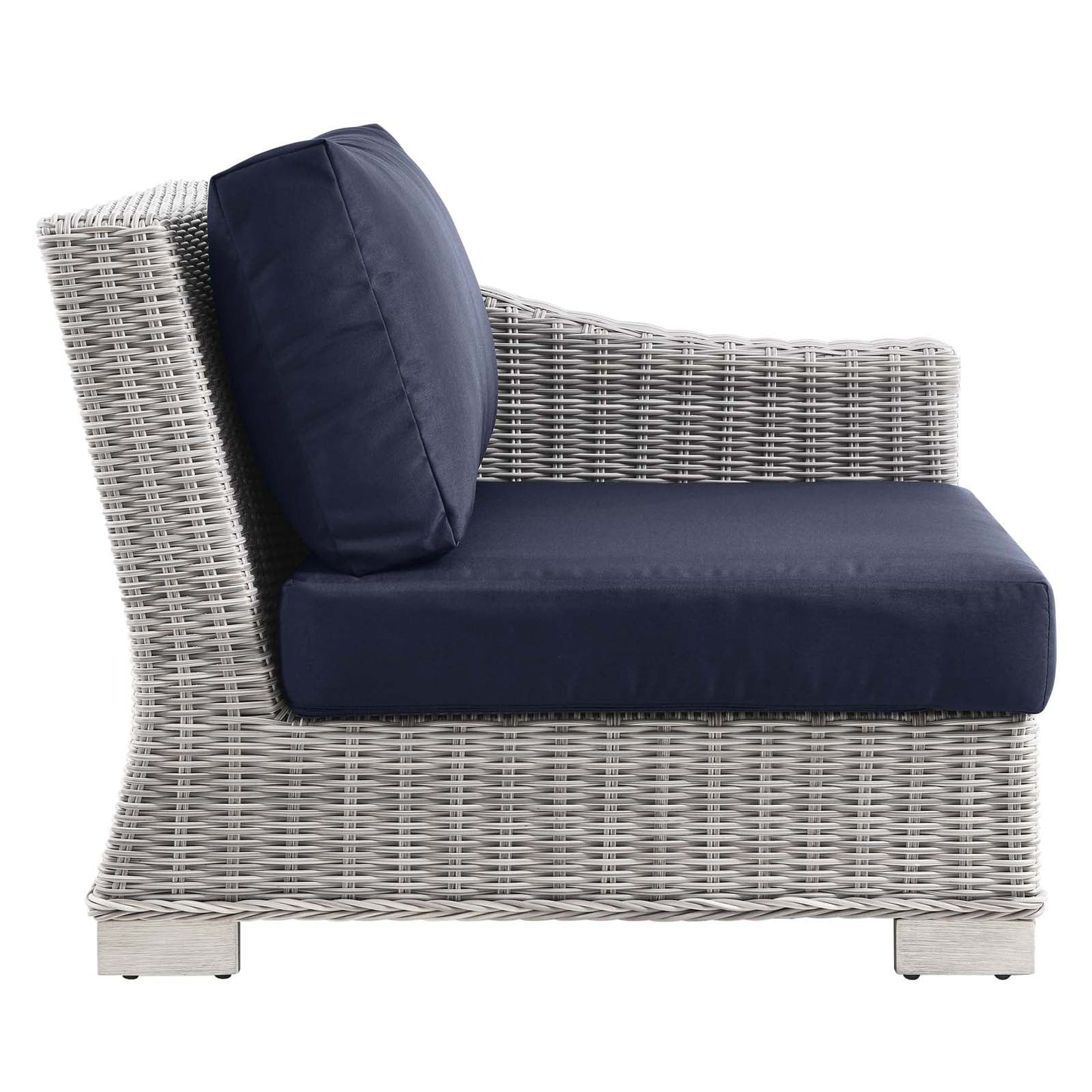 Modway Conway Outdoor Patio Wicker Rattan 6-Piece Sectional Sofa Furniture Set - EEI-5099
