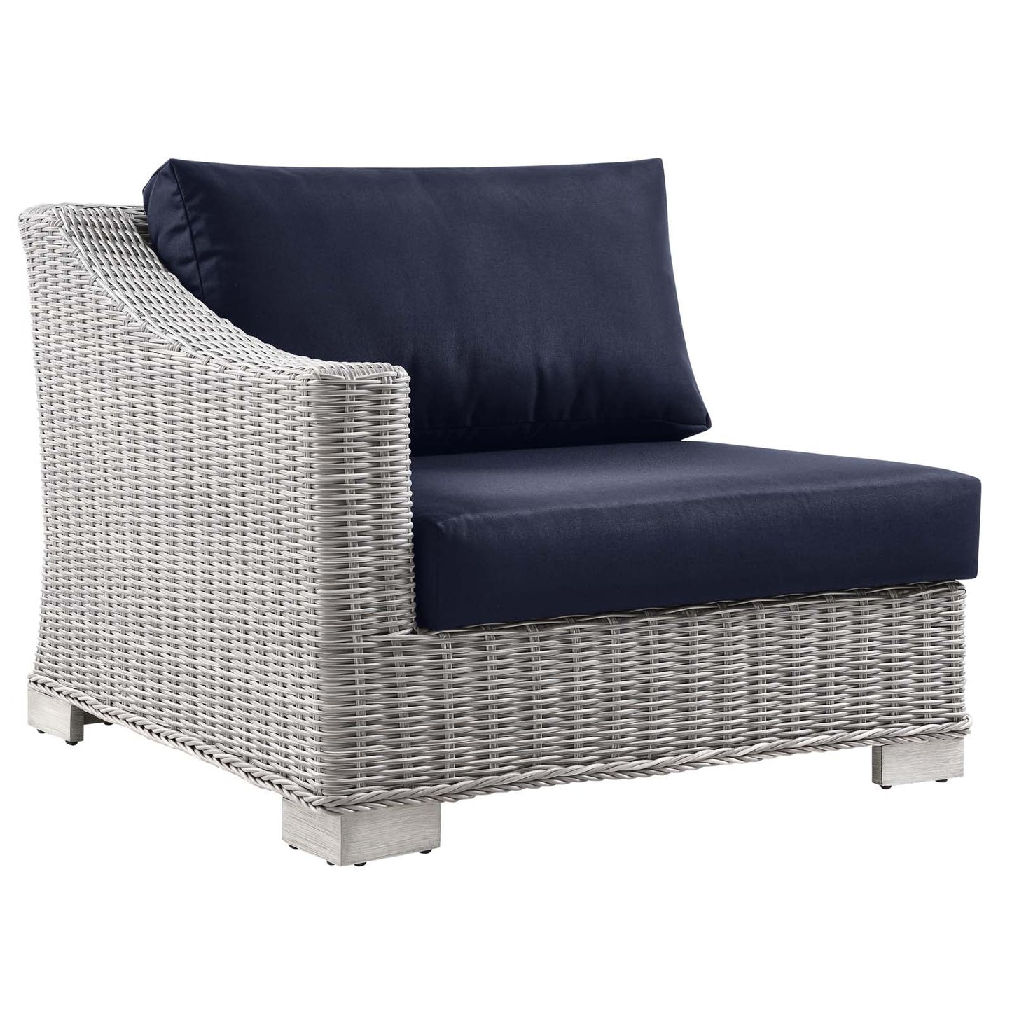 Modway Conway Outdoor Patio Wicker Rattan 6-Piece Sectional Sofa Furniture Set - EEI-5099