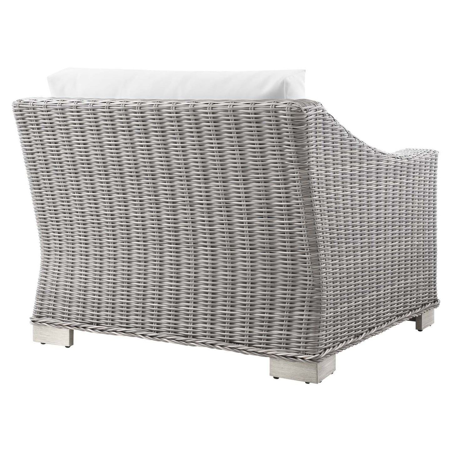 Modway Conway Outdoor Patio Wicker Rattan 6-Piece Sectional Sofa Furniture Set - EEI-5099