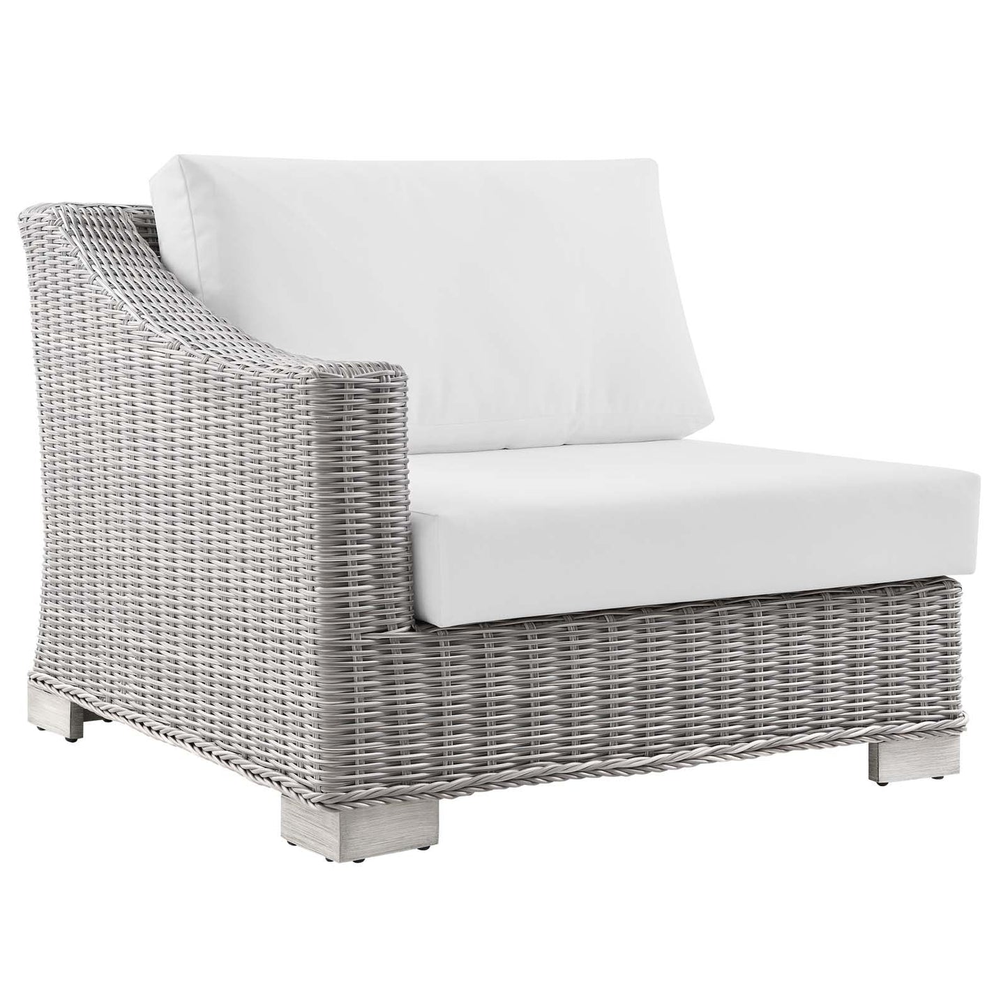 Modway Conway Outdoor Patio Wicker Rattan 6-Piece Sectional Sofa Furniture Set - EEI-5099