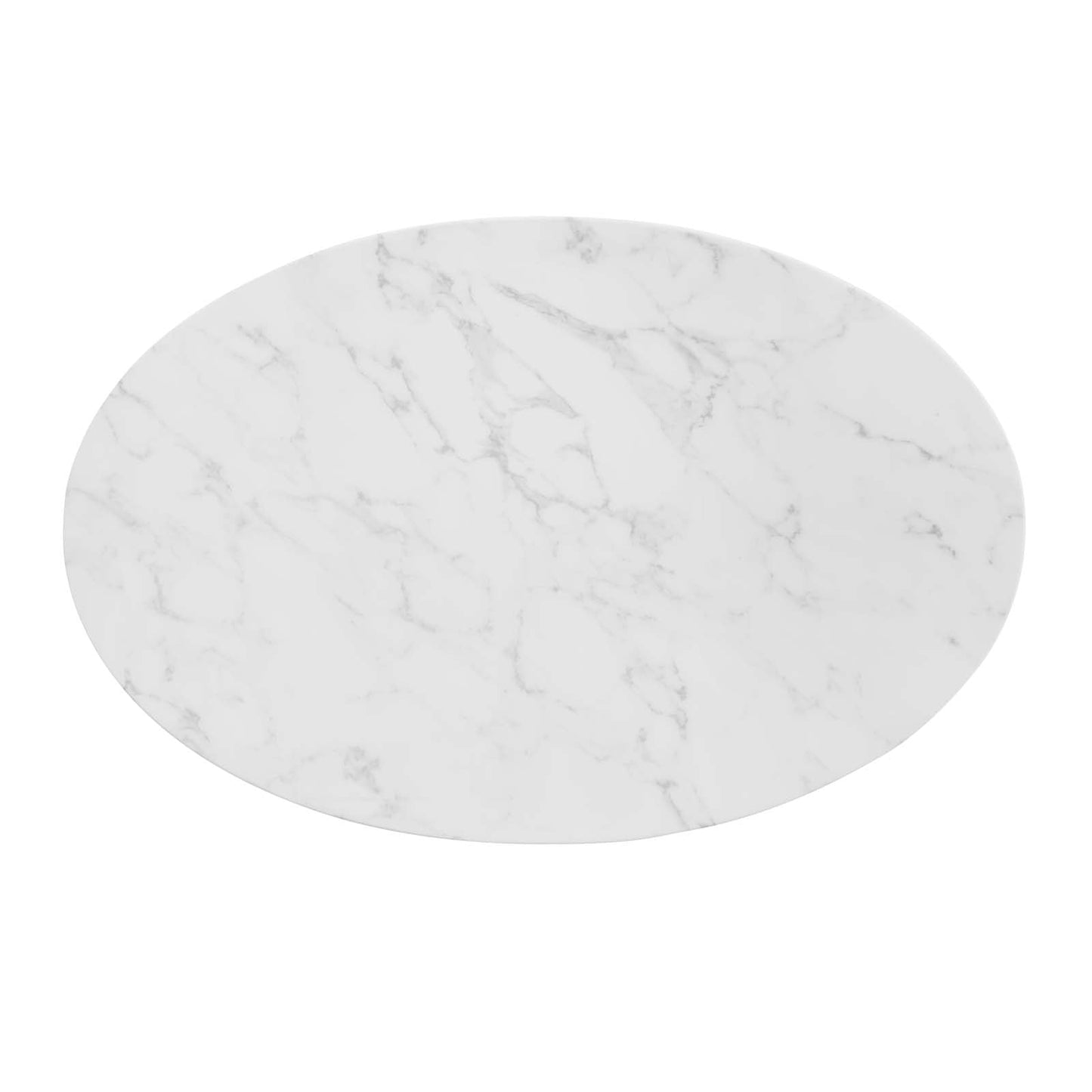 Zinque 42" Oval Artificial Marble Dining Table By Modway | Dining Tables | Modishstore-3