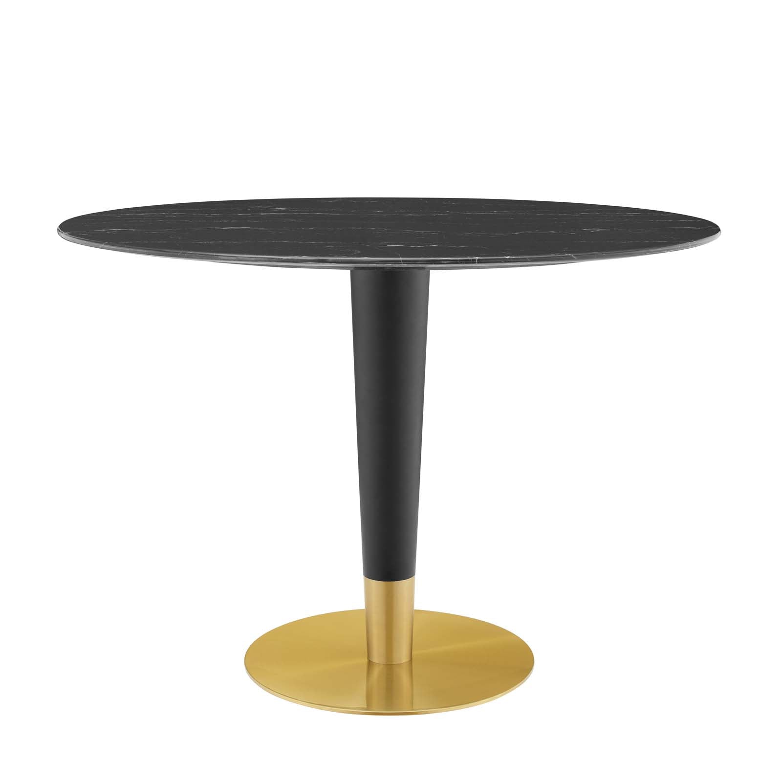 Modway Zinque 42" Oval Artificial Marble Dining Table | Dining Tables | Modishstore