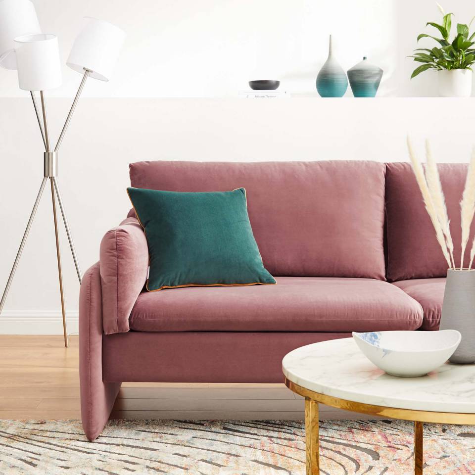 Modway Indicate Performance Velvet Sofa | Sofas | 