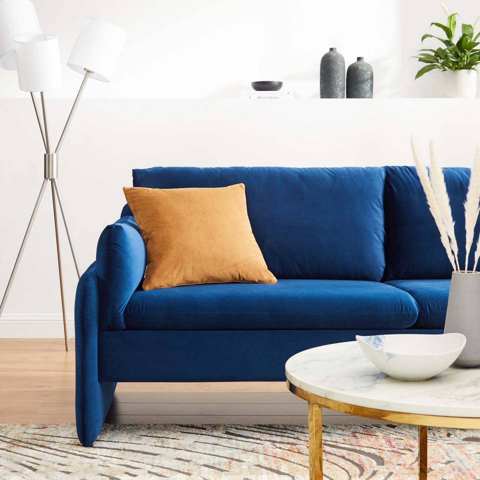 Modway Indicate Performance Velvet Sofa | Sofas | 