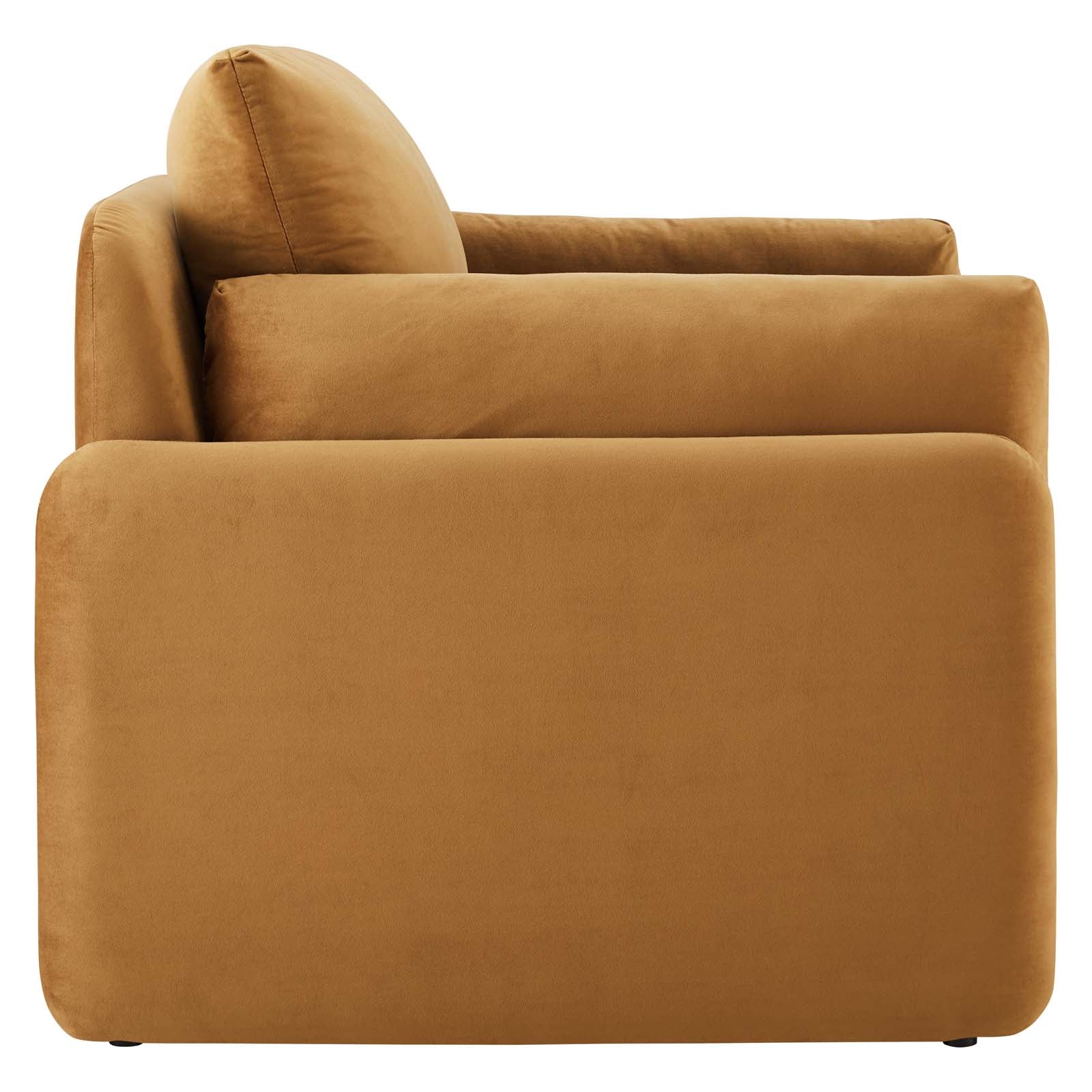 Modway Indicate Performance Velvet Armchair | Armchairs | 