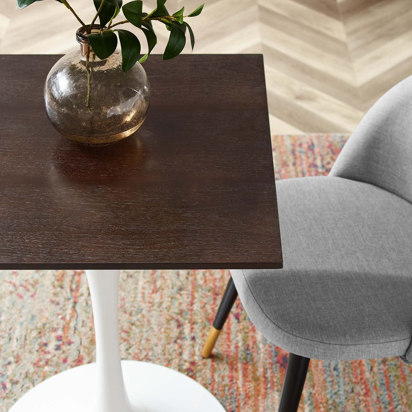 Modway Lippa 24" Square Dining Table | Dining Tables | Modishstore-6