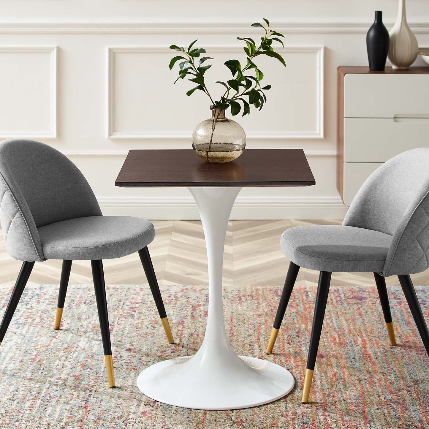 Modway Lippa 24" Square Dining Table | Dining Tables | Modishstore