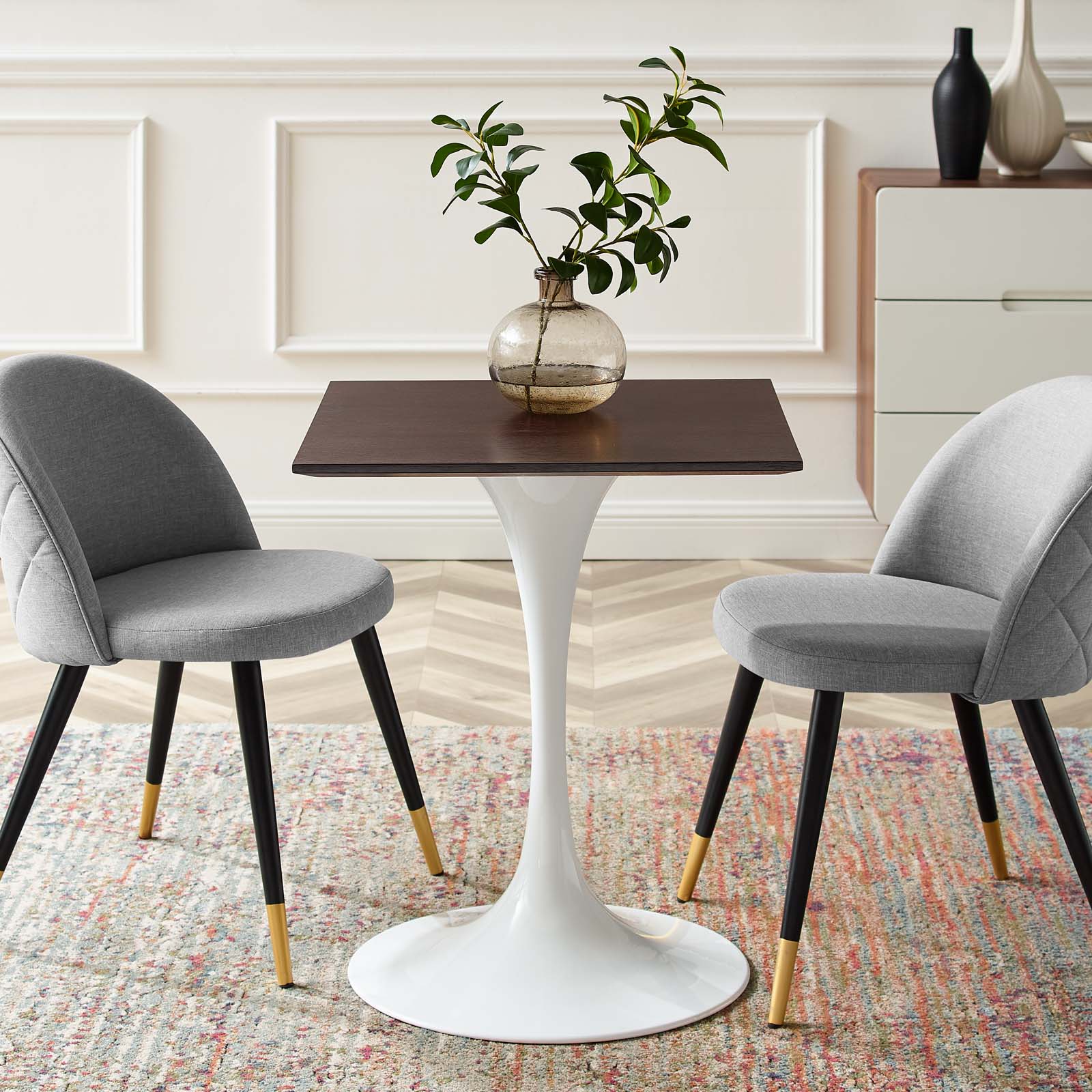 Modway Lippa 24" Square Dining Table | Dining Tables | Modishstore