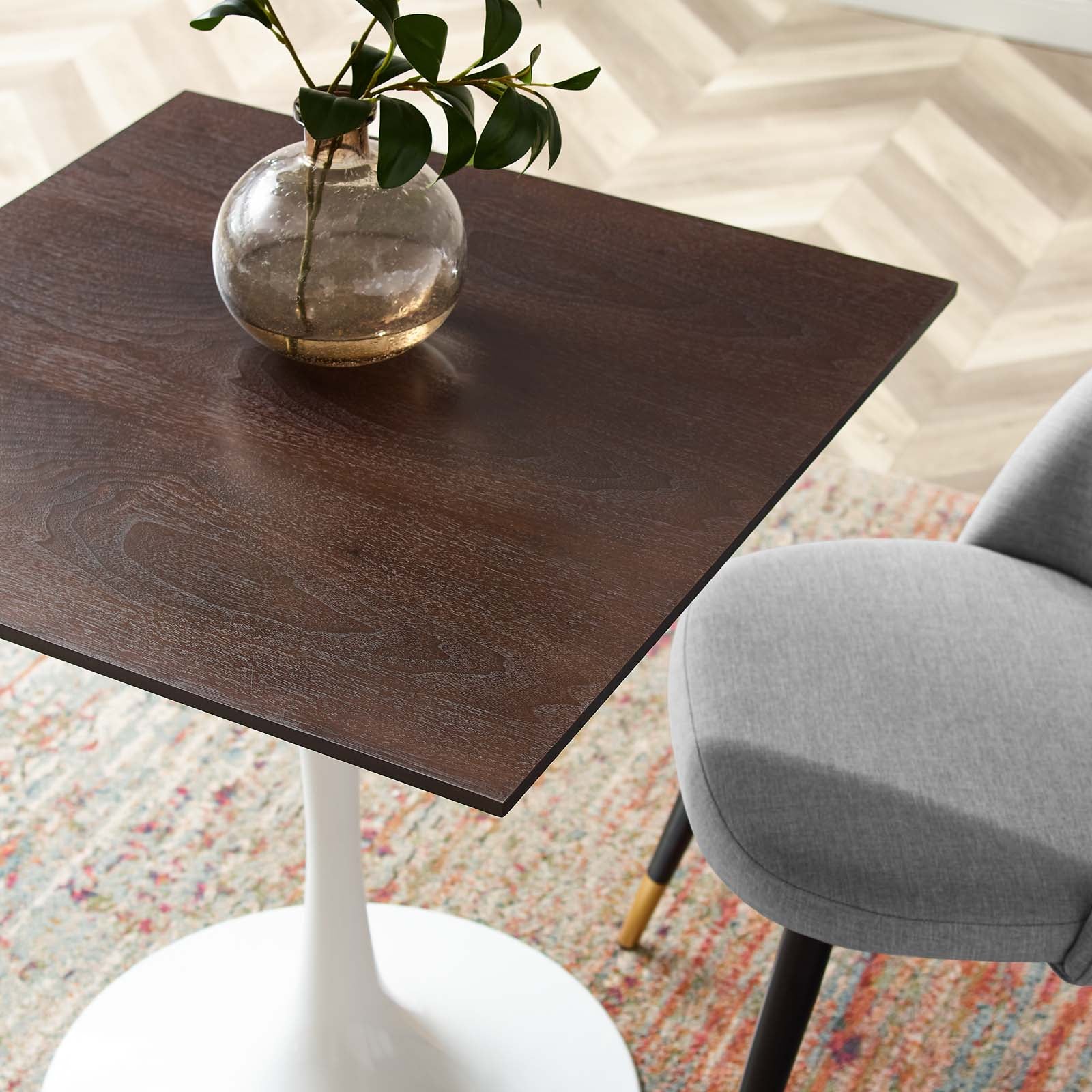 Modway Lippa 28" Square Dining Table | Dining Tables | Modishstore-6