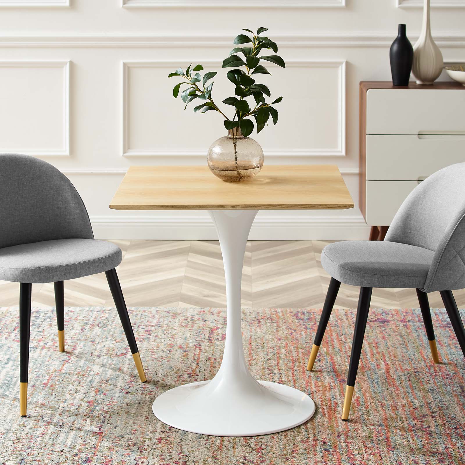 Modway Lippa 28" Square Dining Table | Dining Tables | Modishstore