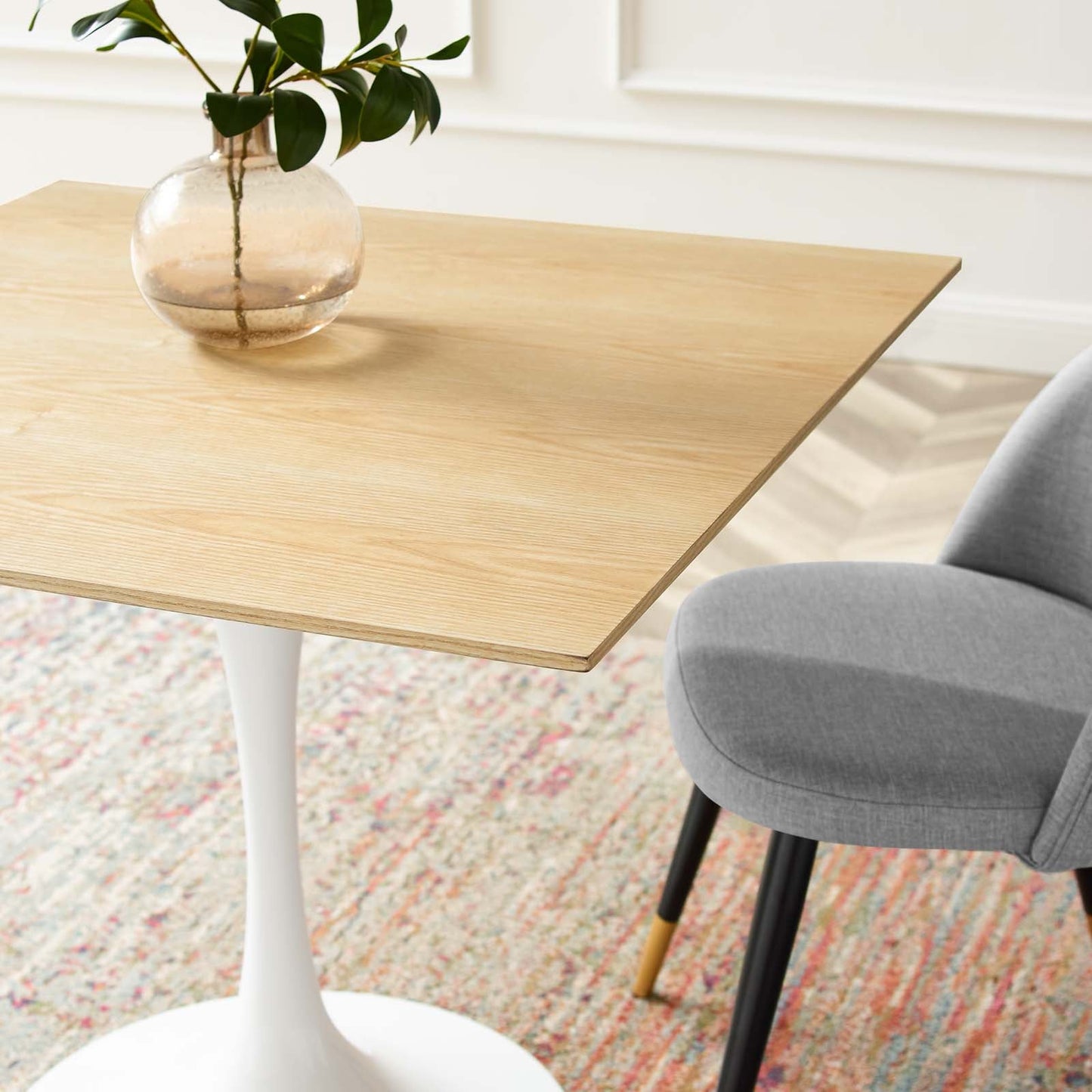 Modway Lippa 36" Square Dining Table | Dining Tables | Modishstore-6