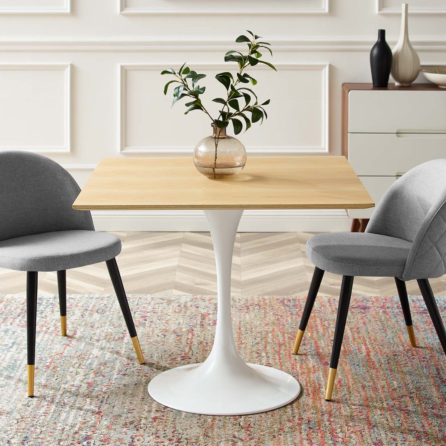 Modway Lippa 36" Square Dining Table | Dining Tables | Modishstore