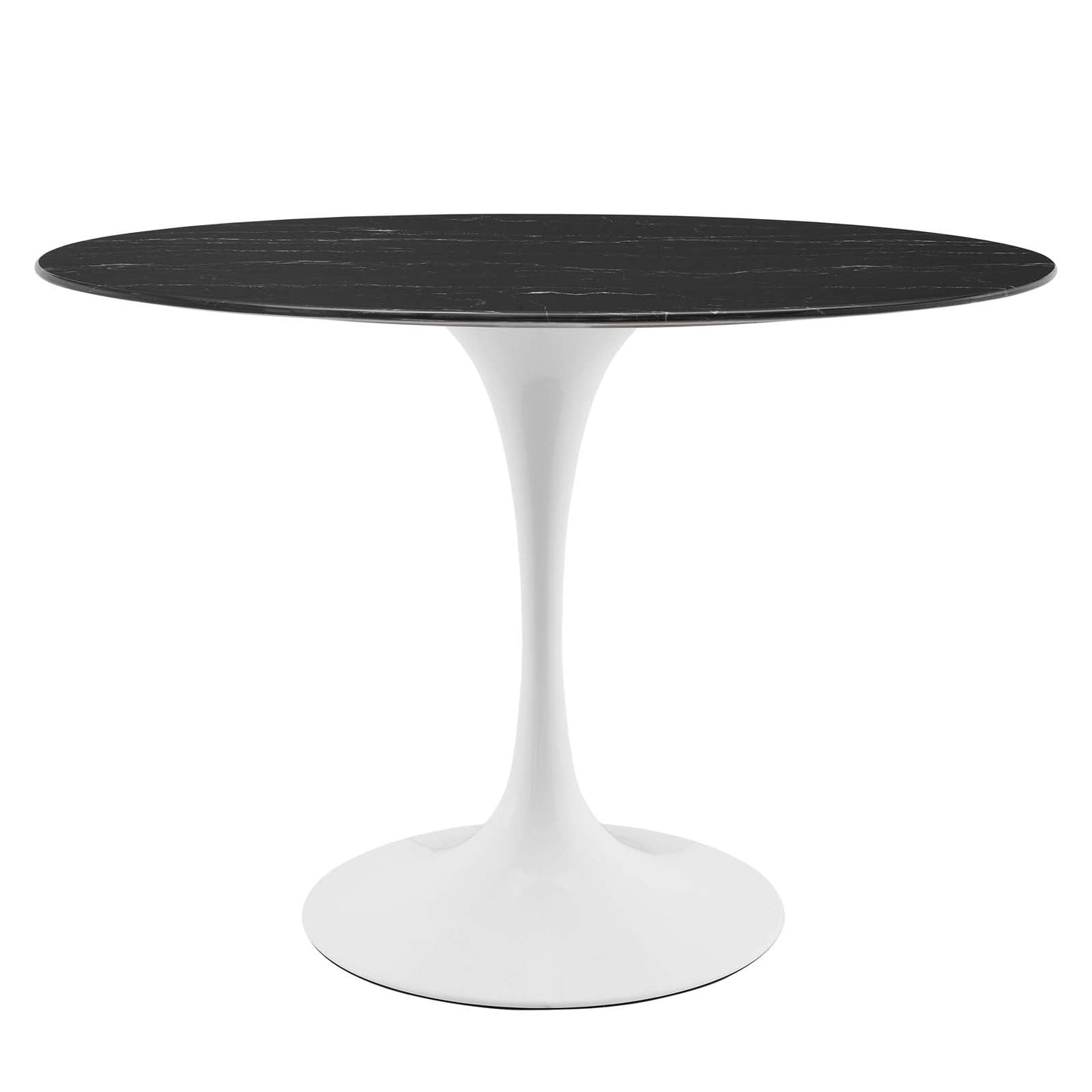 Modway Lippa 42" Oval Artificial Marble Dining Table | Dining Tables | Modishstore-2