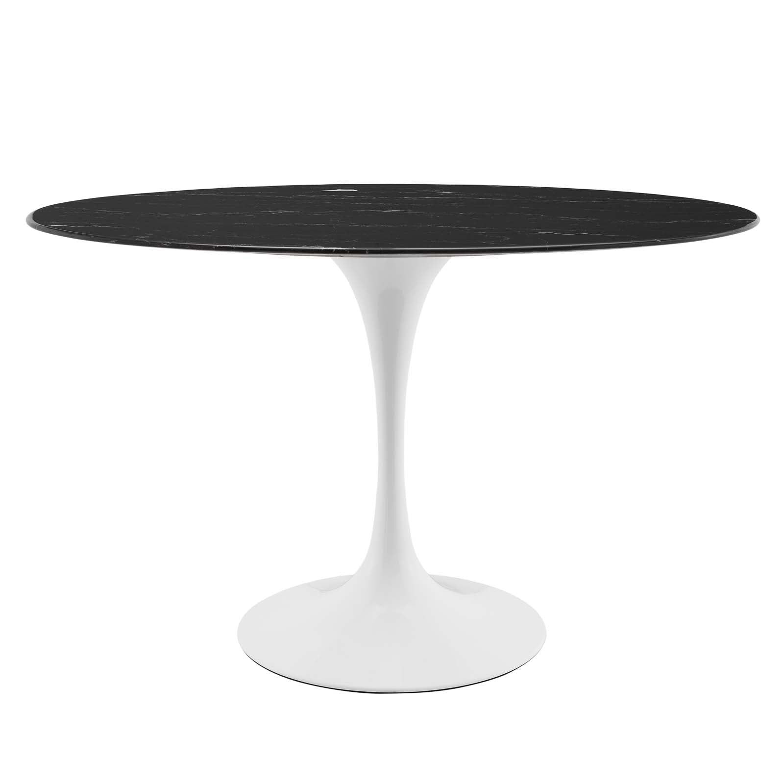 Modway Lippa 48" Oval Artificial Marble Dining Table | Dining Tables | Modishstore-2