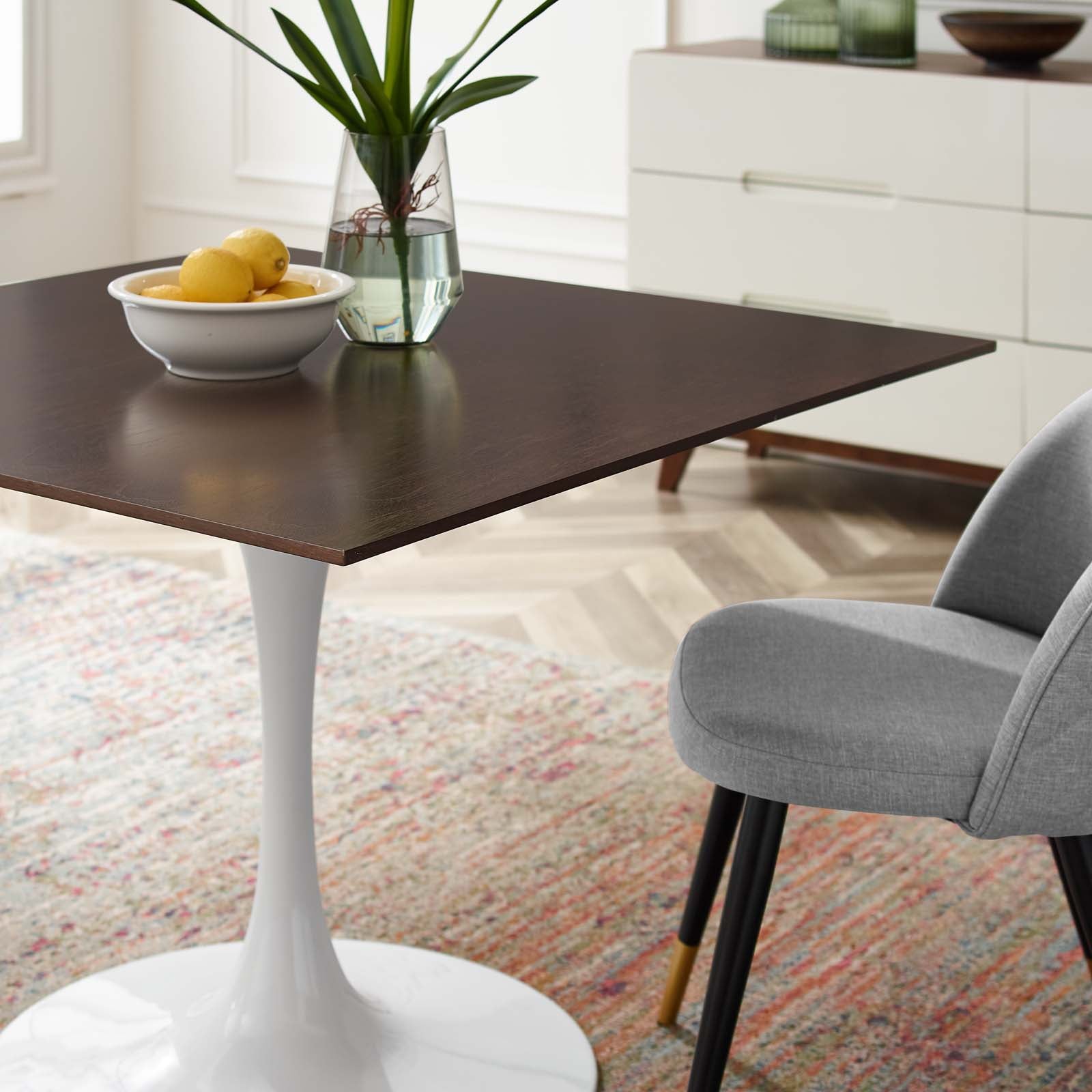 Modway Lippa 40" Square Dining Table | Dining Tables | Modishstore-6