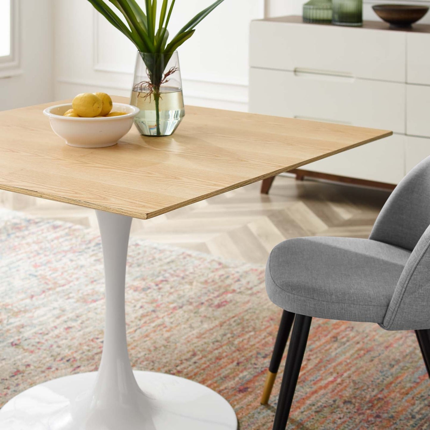 Modway Lippa 40" Square Dining Table | Dining Tables | Modishstore