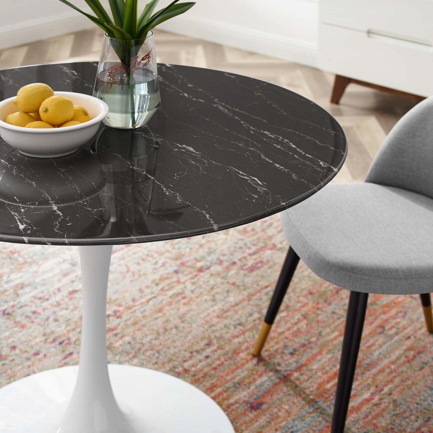 Modway Lippa 40" Performance Velvet Dining Table | Dining Tables | Modishstore-6