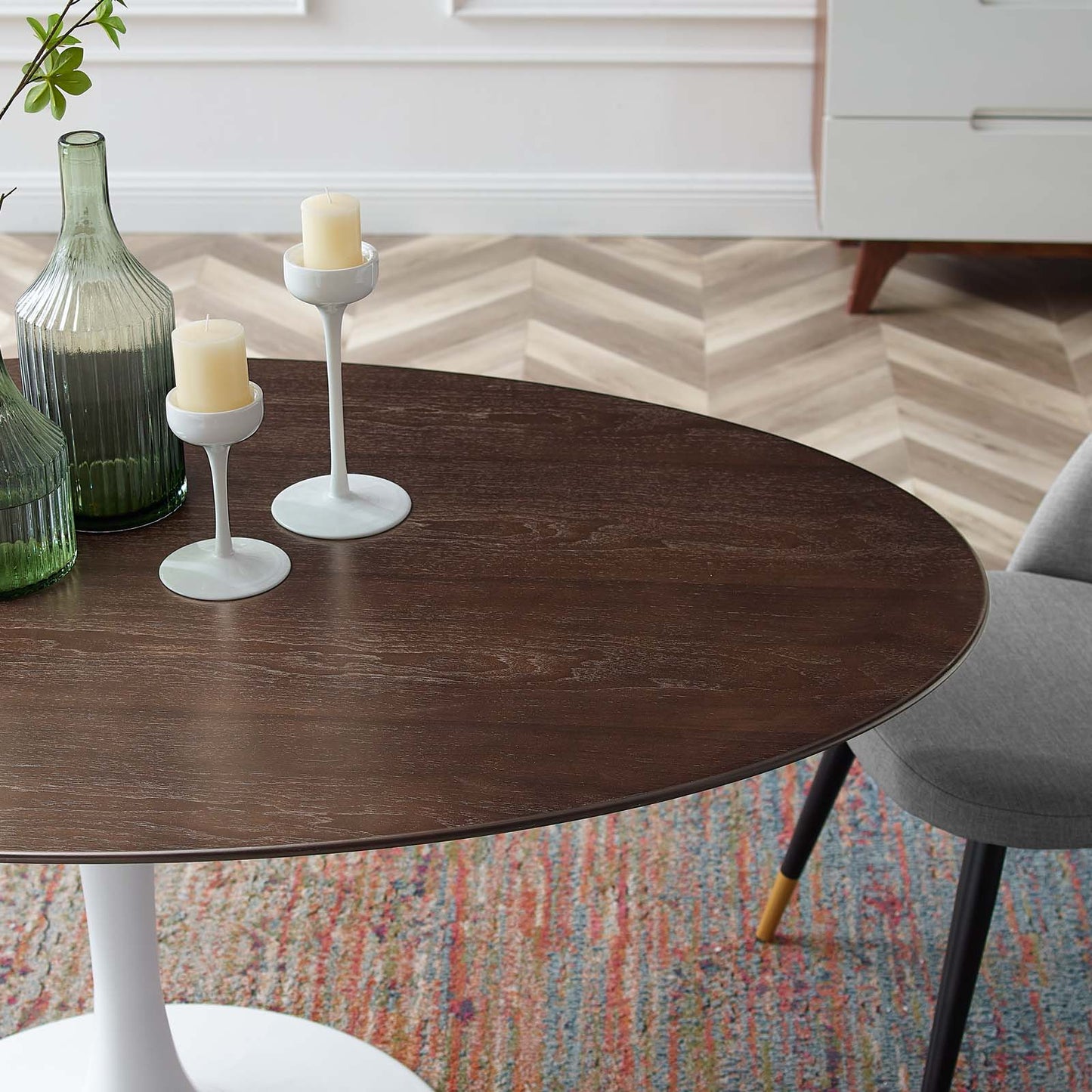 Modway Lippa 60" Oval Dining Table | Dining Tables | Modishstore-6