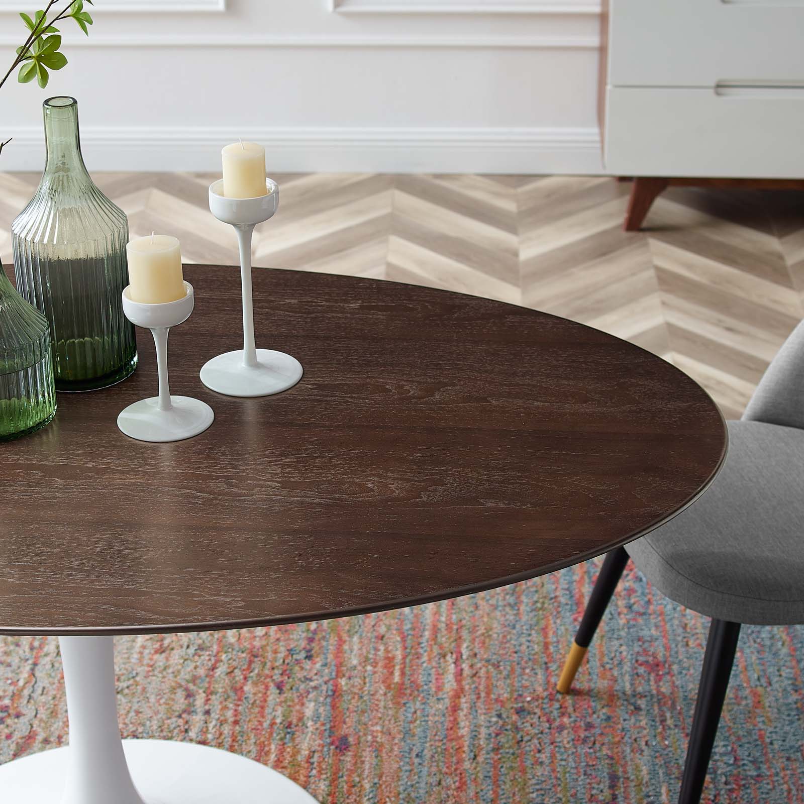 Modway Lippa 60" Oval Dining Table | Dining Tables | Modishstore-6