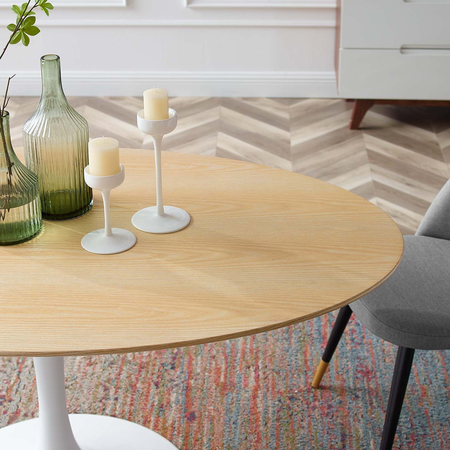 Modway Lippa 60" Oval Dining Table | Dining Tables | Modishstore-6