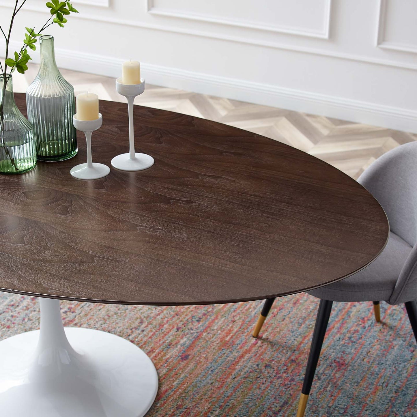 Modway Lippa 78" Oval Dining Table | Dining Tables | Modishstore-6