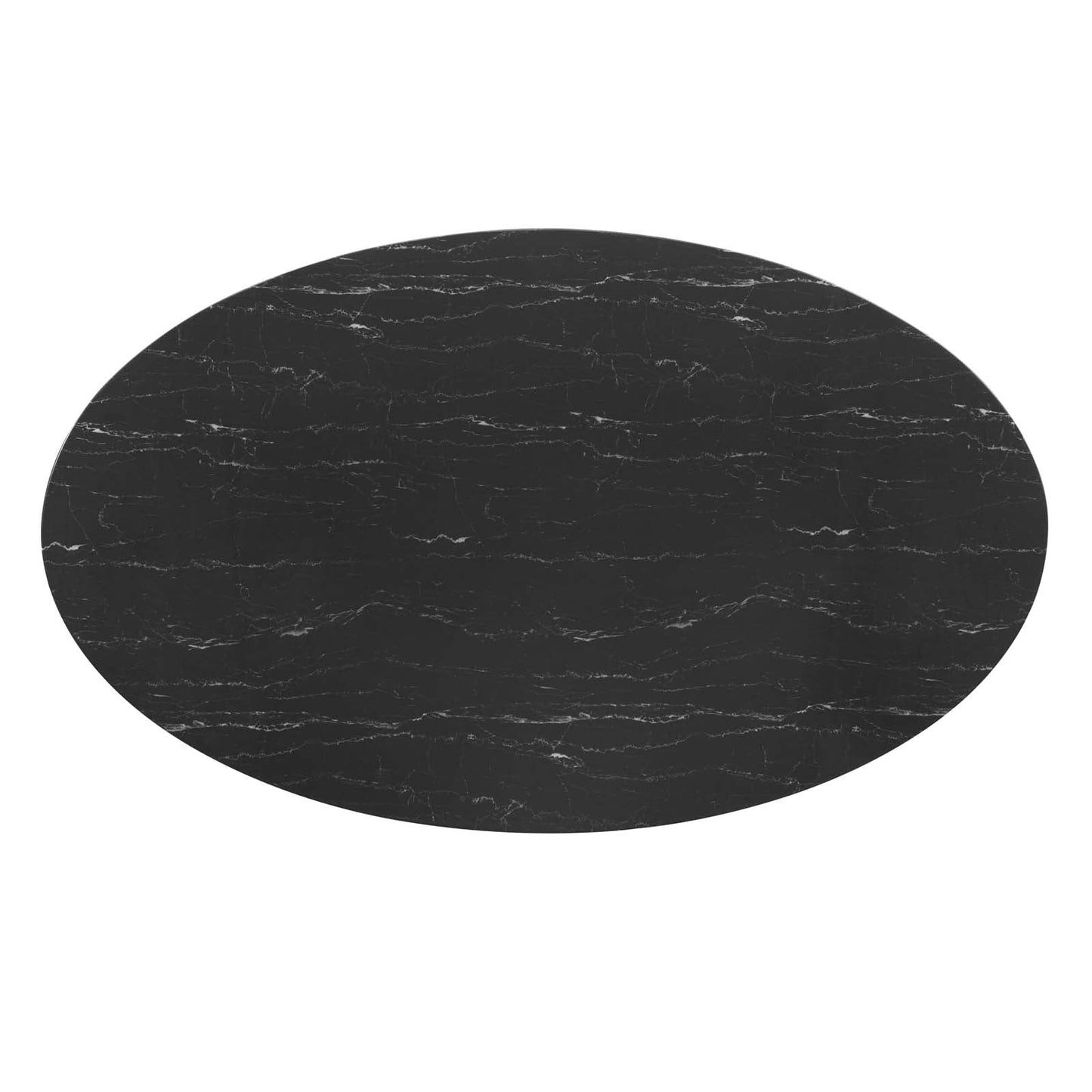 Modway Lippa 78" Oval Artificial Marble Dining Table | Dining Tables | Modishstore-2