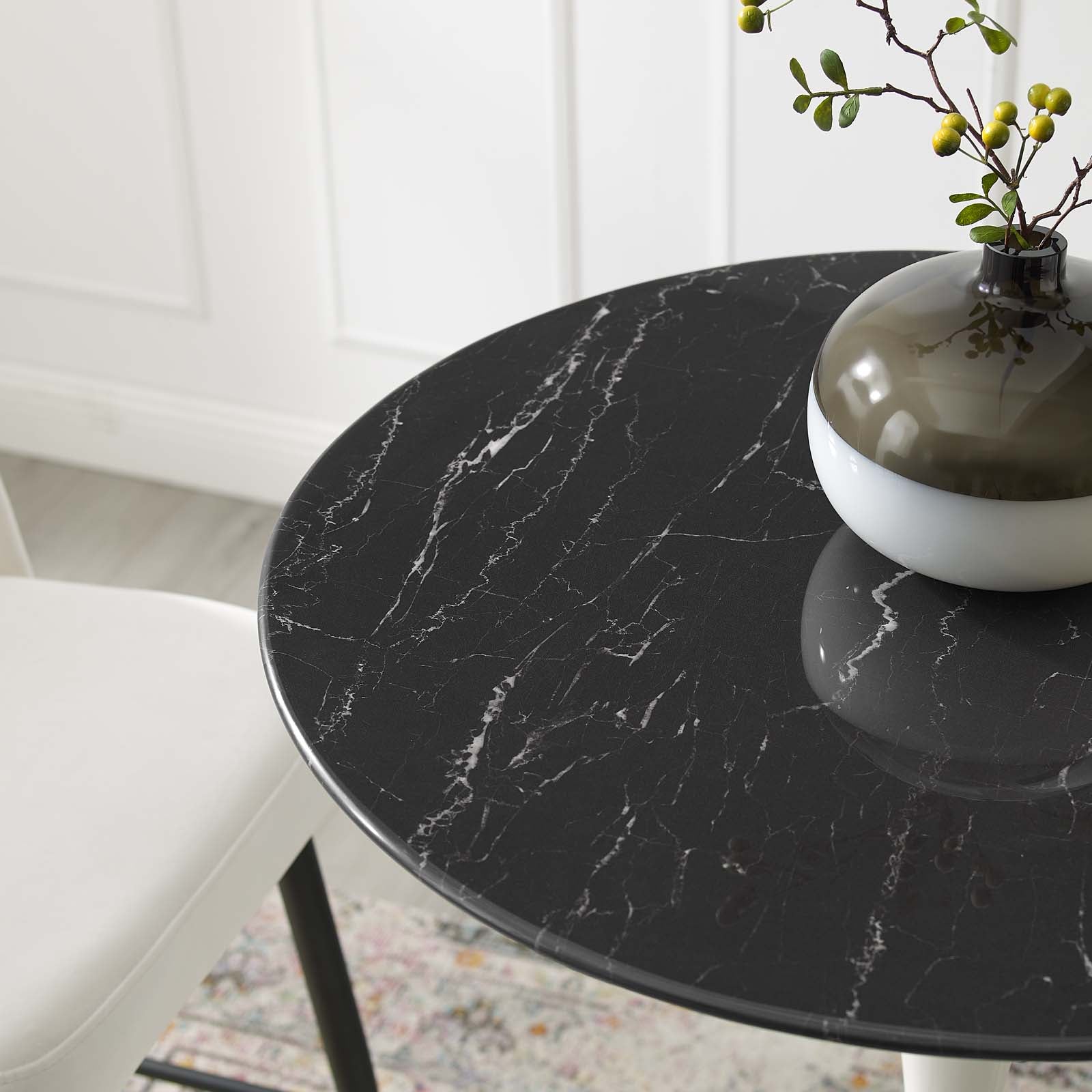 Modway Lippa 28" Artificial Marble Bar Table | Bar Table | Modishstore-6