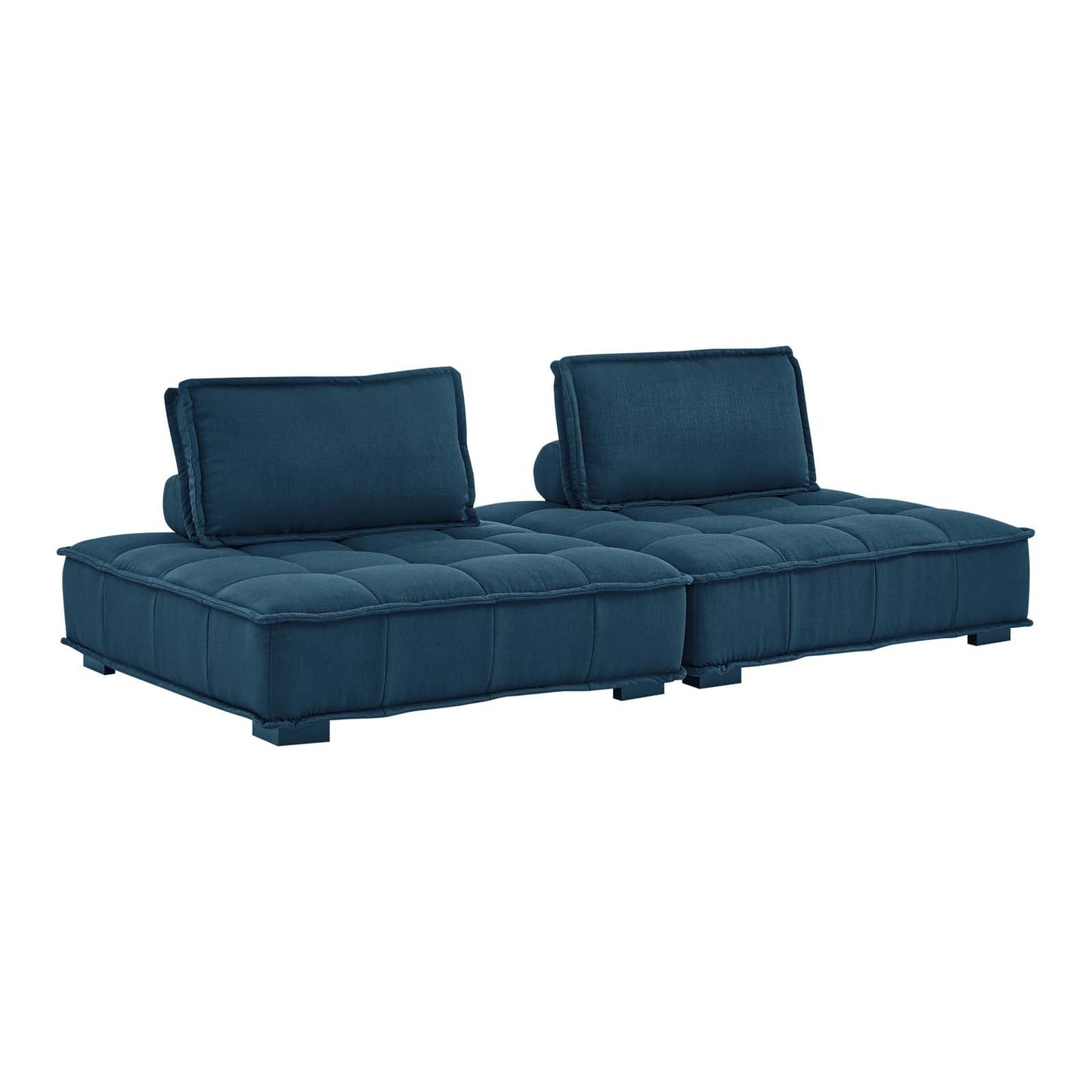 Modway Saunter Tufted Fabric Fabric 2-Piece Loveseat | Loveseats | Modishstore-2