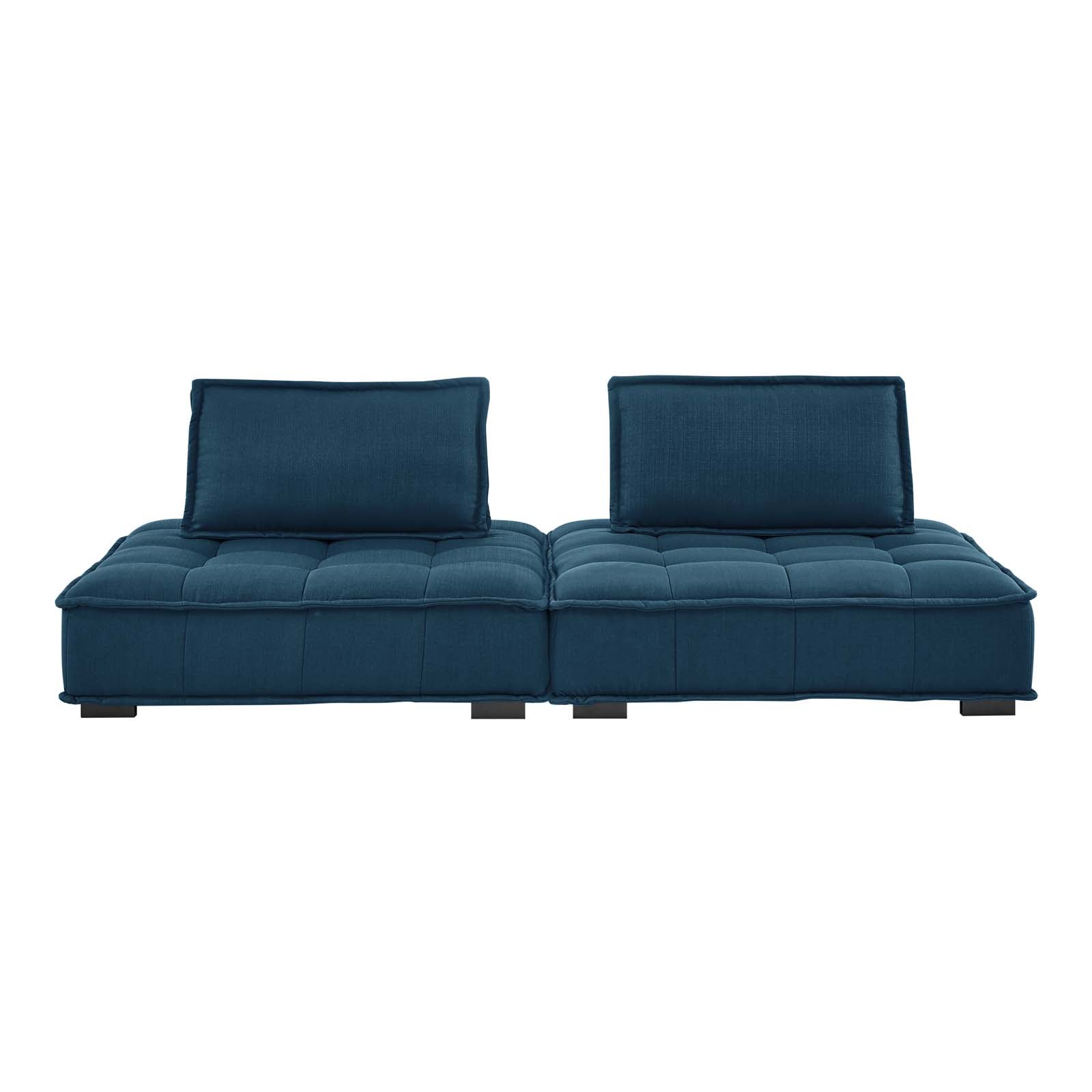 Modway Saunter Tufted Fabric Fabric 2-Piece Loveseat | Loveseats | Modishstore-3