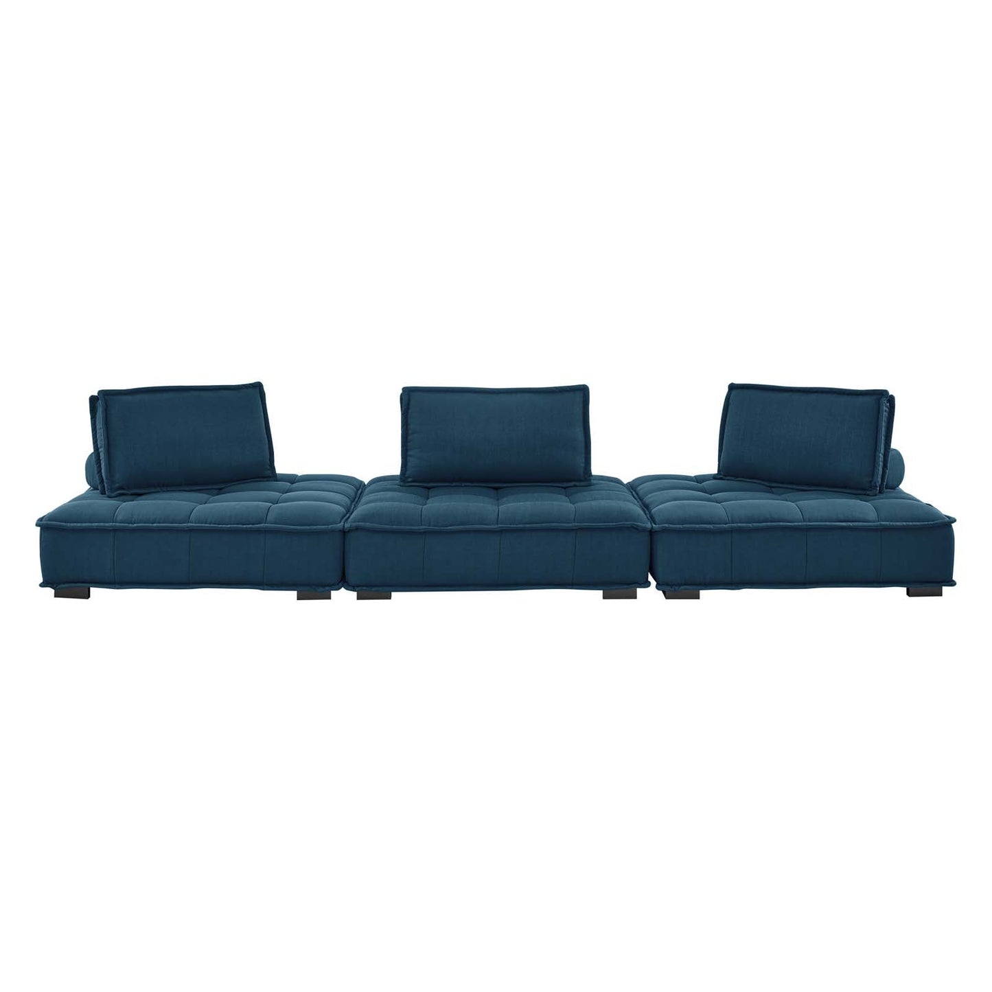 Modway Saunter Tufted Fabric Fabric 3-Piece Sofa | Sofas | Modishstore-3