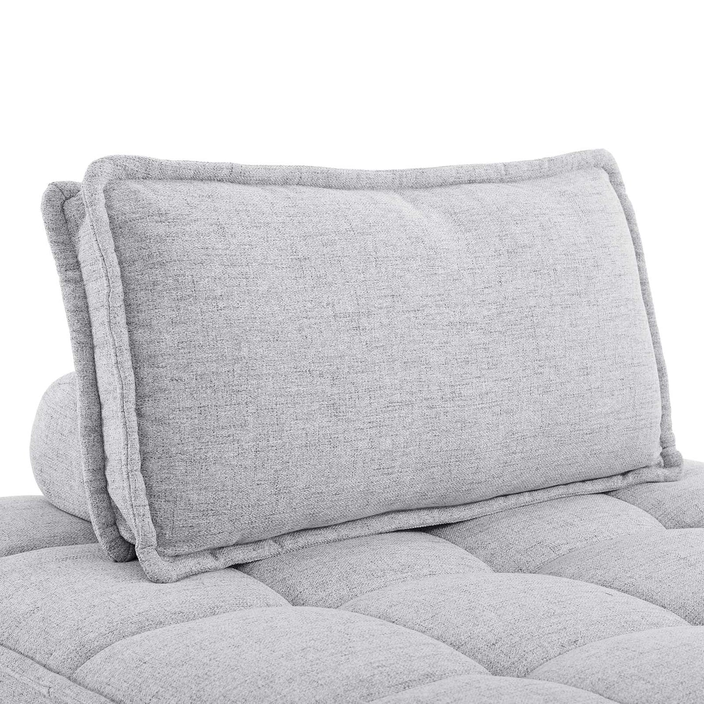 Modway Saunter Tufted Fabric Fabric 5-Piece Sectional Sofa | Sofas | Modishstore-26
