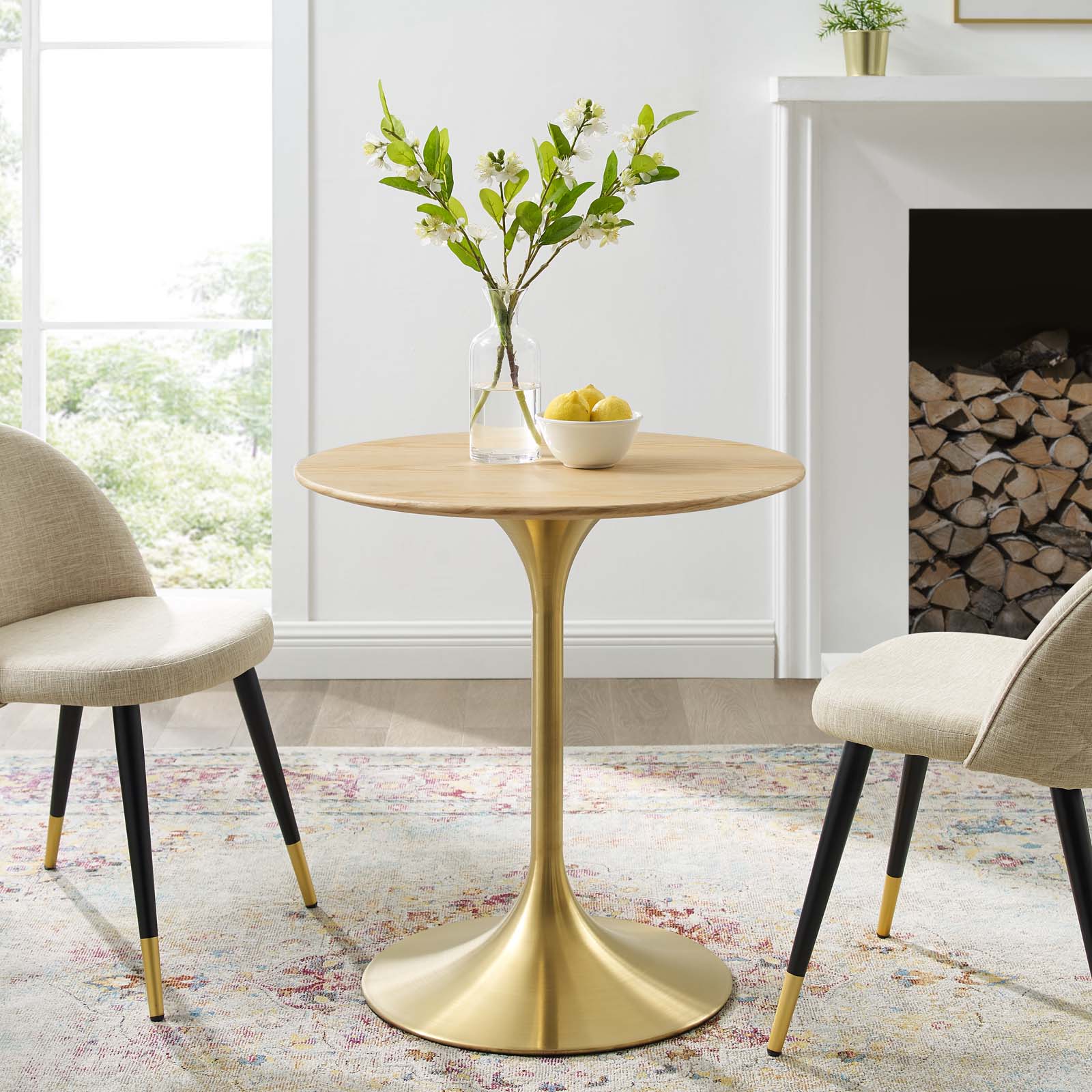 Modway Lippa 28" Wood Dining Table | Dining Tables | Modishstore