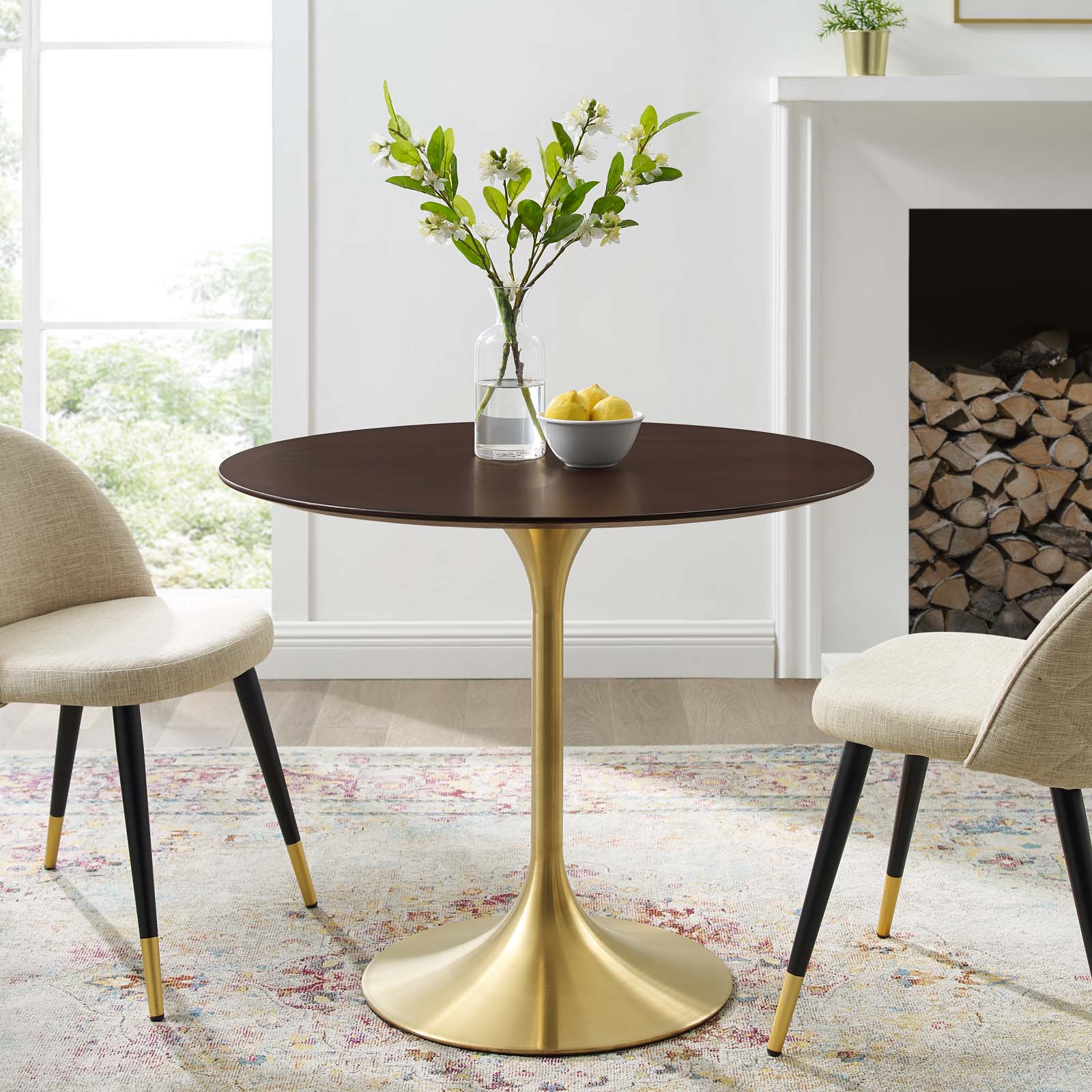 Modway Lippa 36" Wood Dining Table | Dining Tables | Modishstore