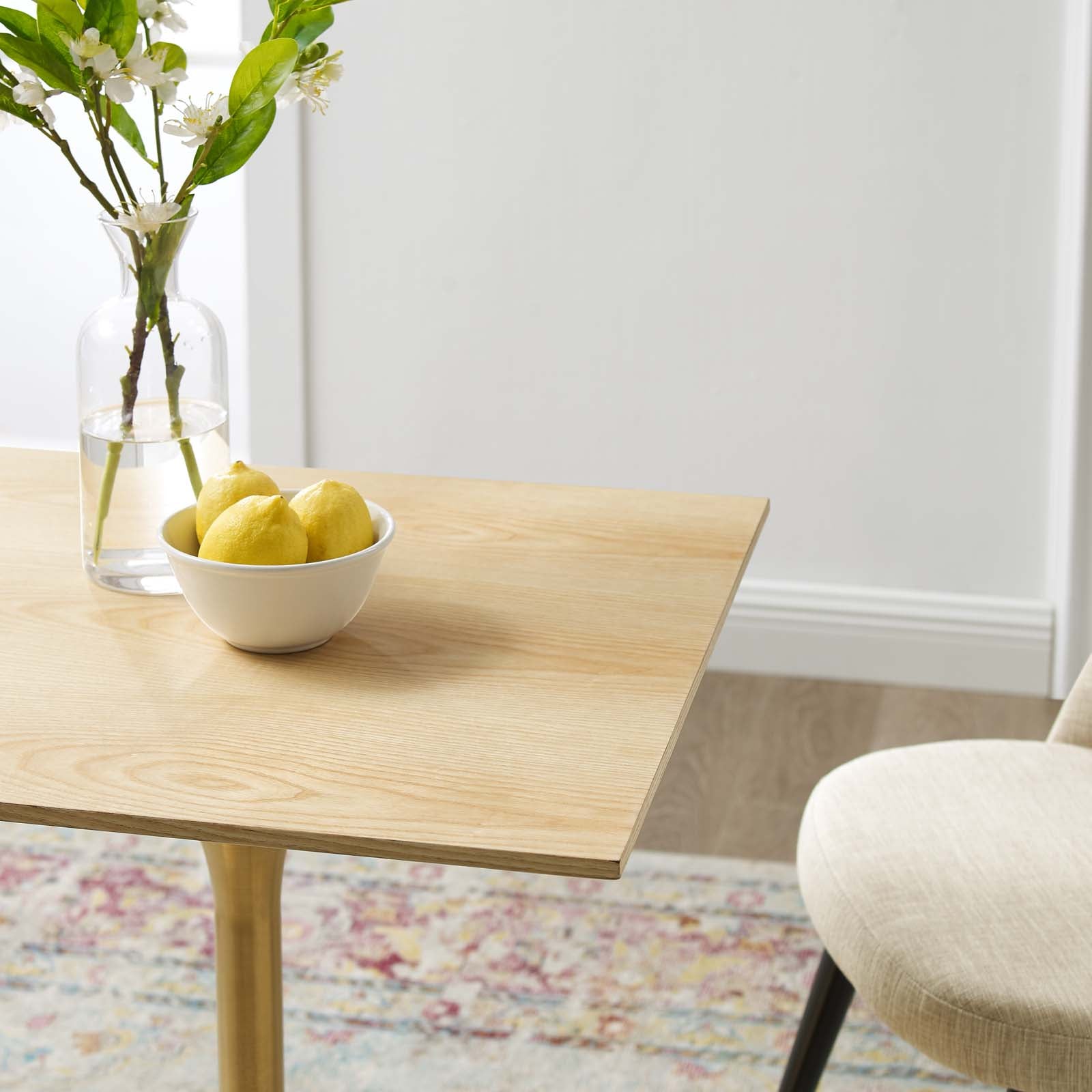 Modway Lippa 24" Square Wood Dining Table | Dining Tables | Modishstore-6