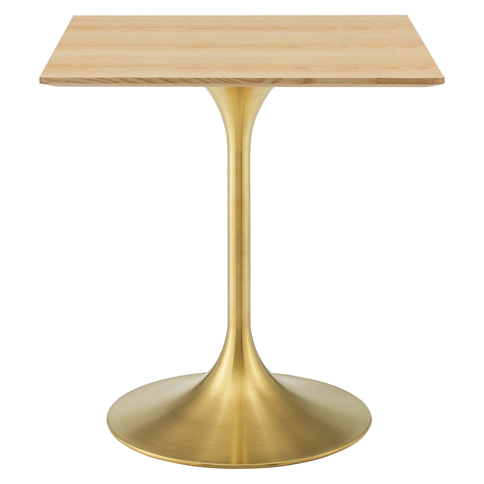 Modway Lippa 28" Square Wood Dining Table | Dining Tables | Modishstore-2